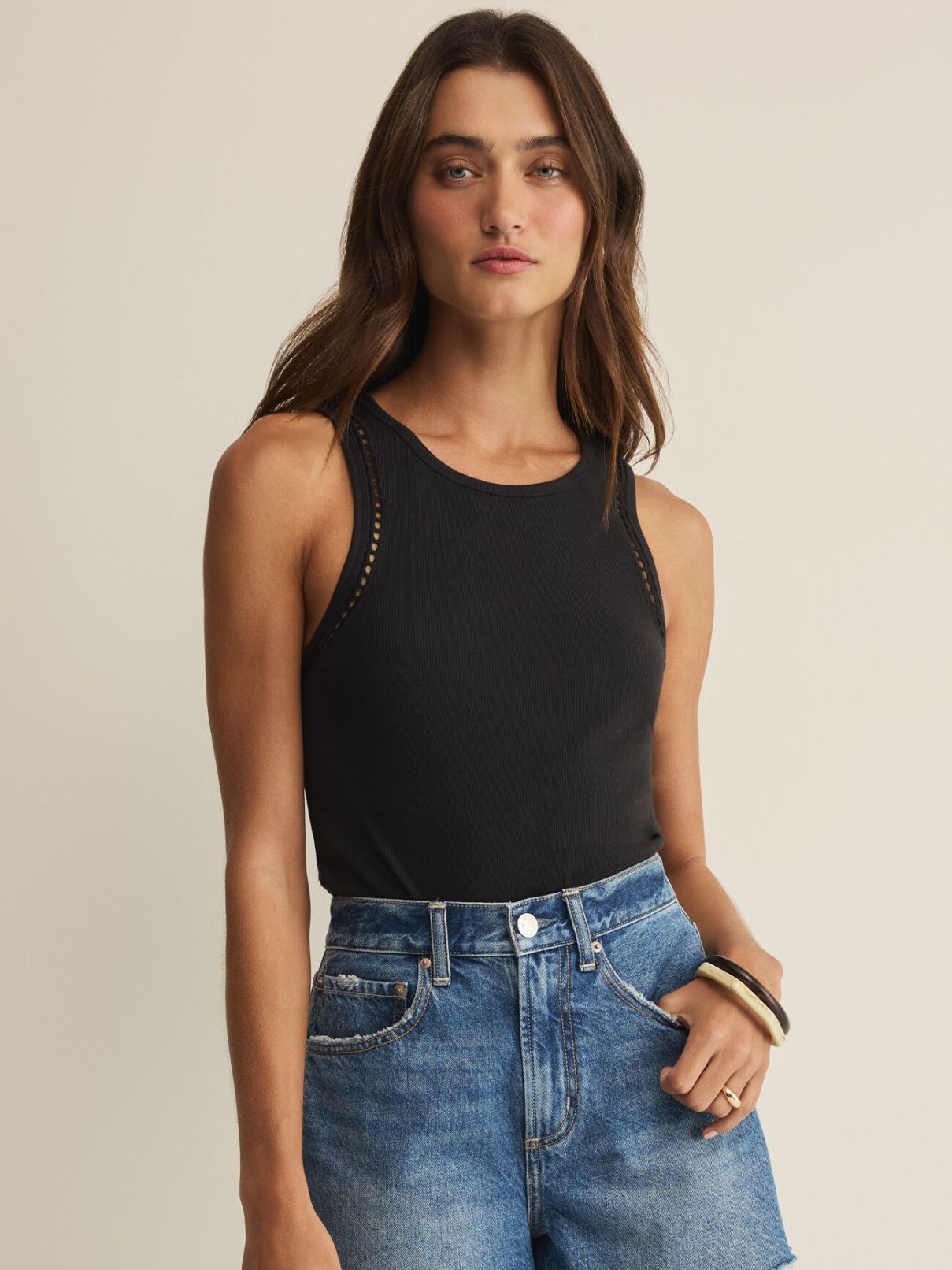 Z Supply Boa Rib Tank in Black