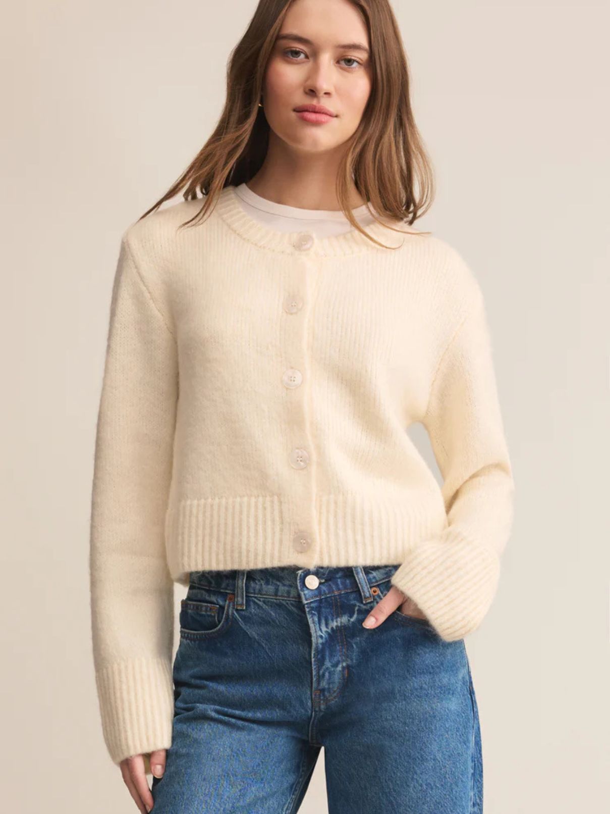 Z Supply Breen Cardigan Cloud