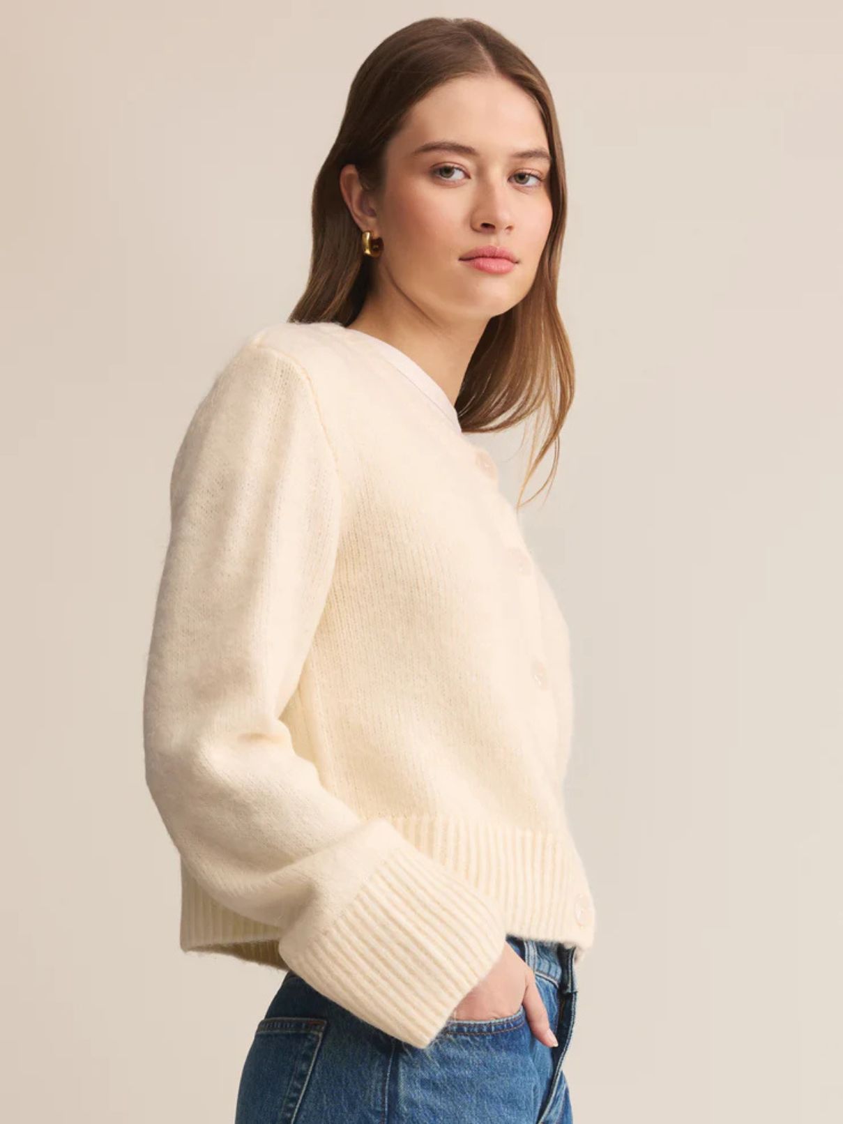 Z Supply Breen Cardigan Cloud