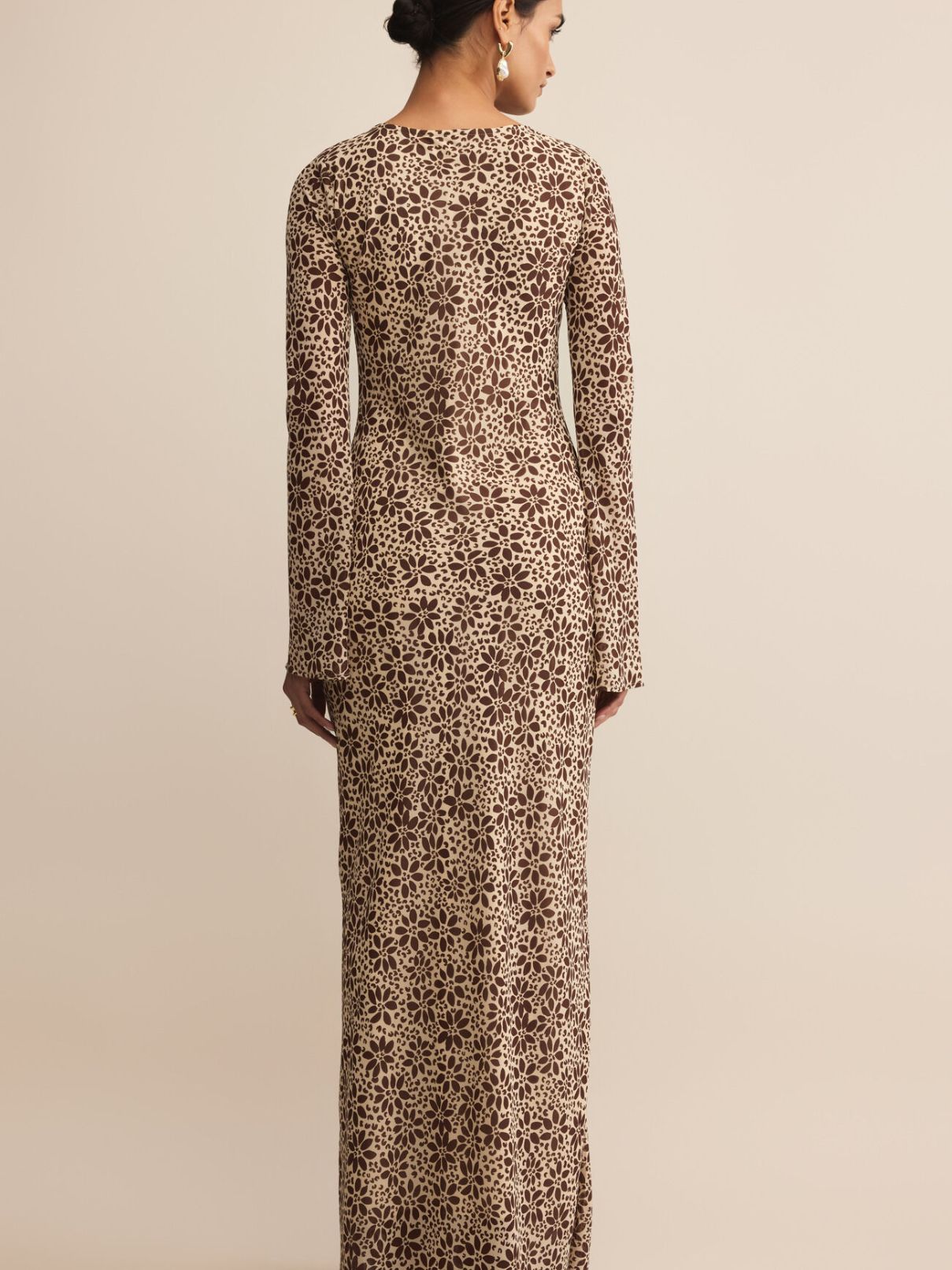 Z Supply Campbell Floral Maxi in Chocolate Cherry