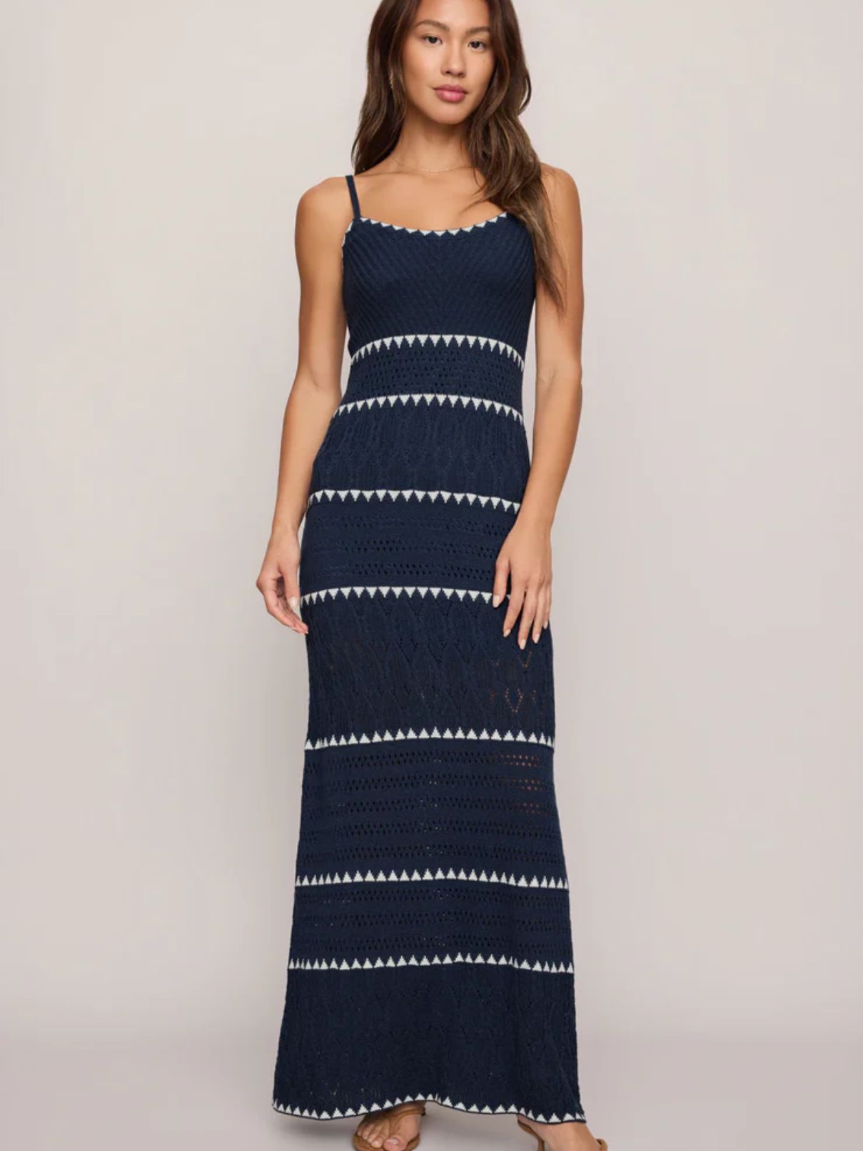 Z Supply Catamaran Stripe Maxi in Twilight Blue