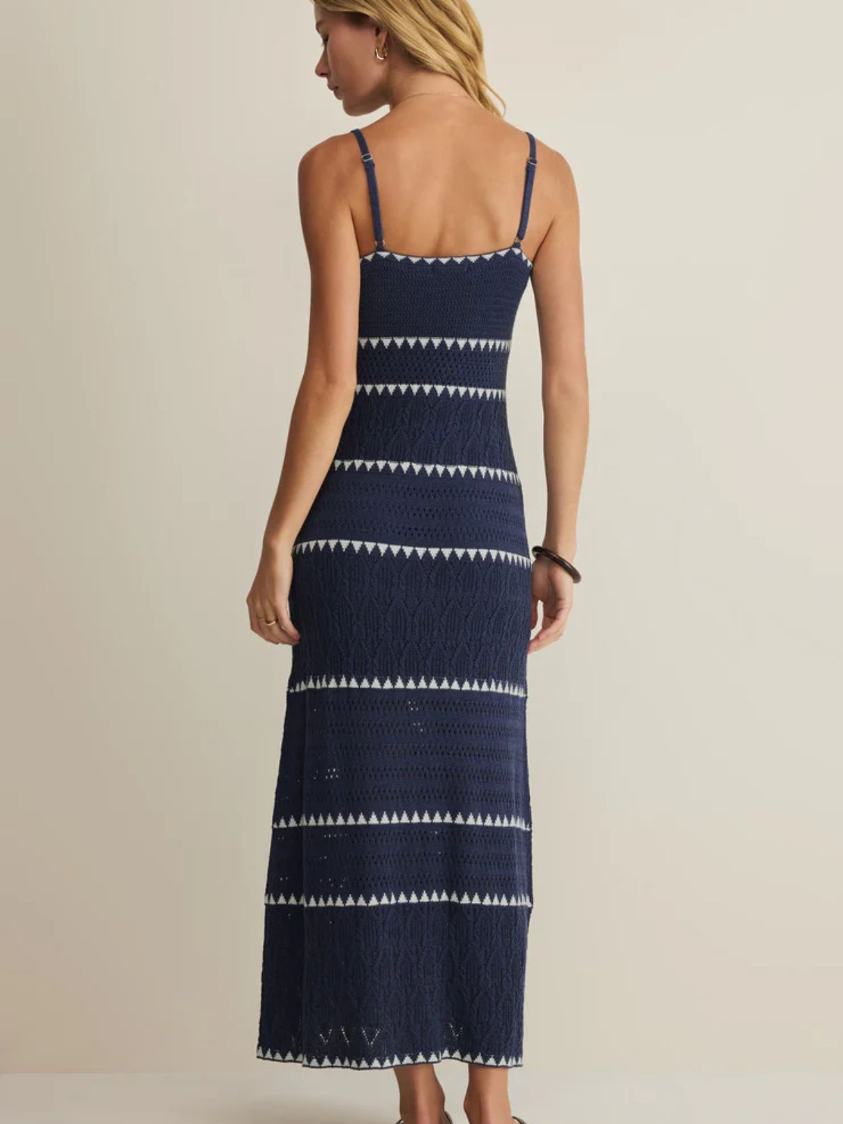 Z Supply Catamaran Stripe Maxi in Twilight Blue
