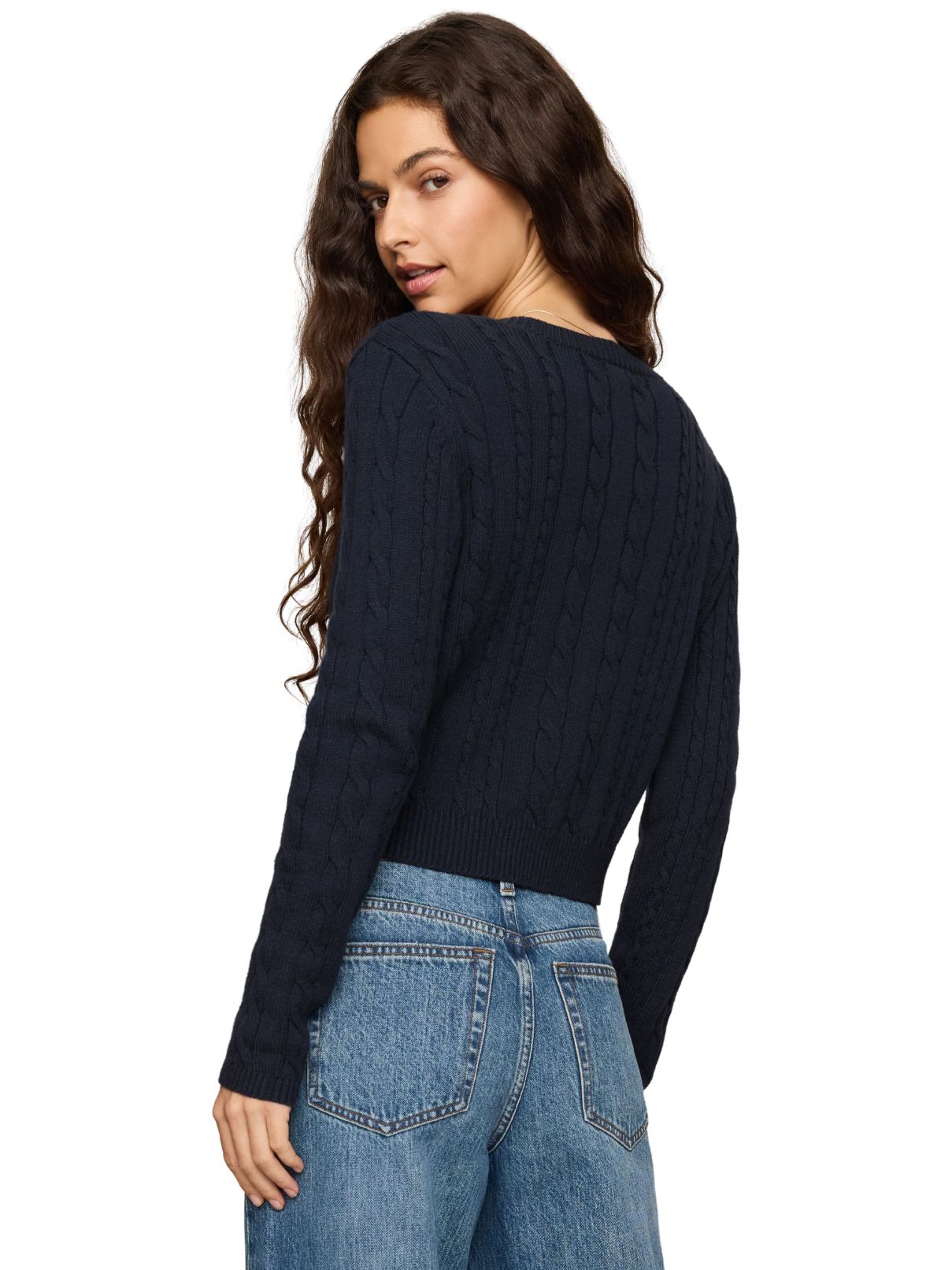 Z Supply Cera Long Sleeve Cardigan in Eclipse