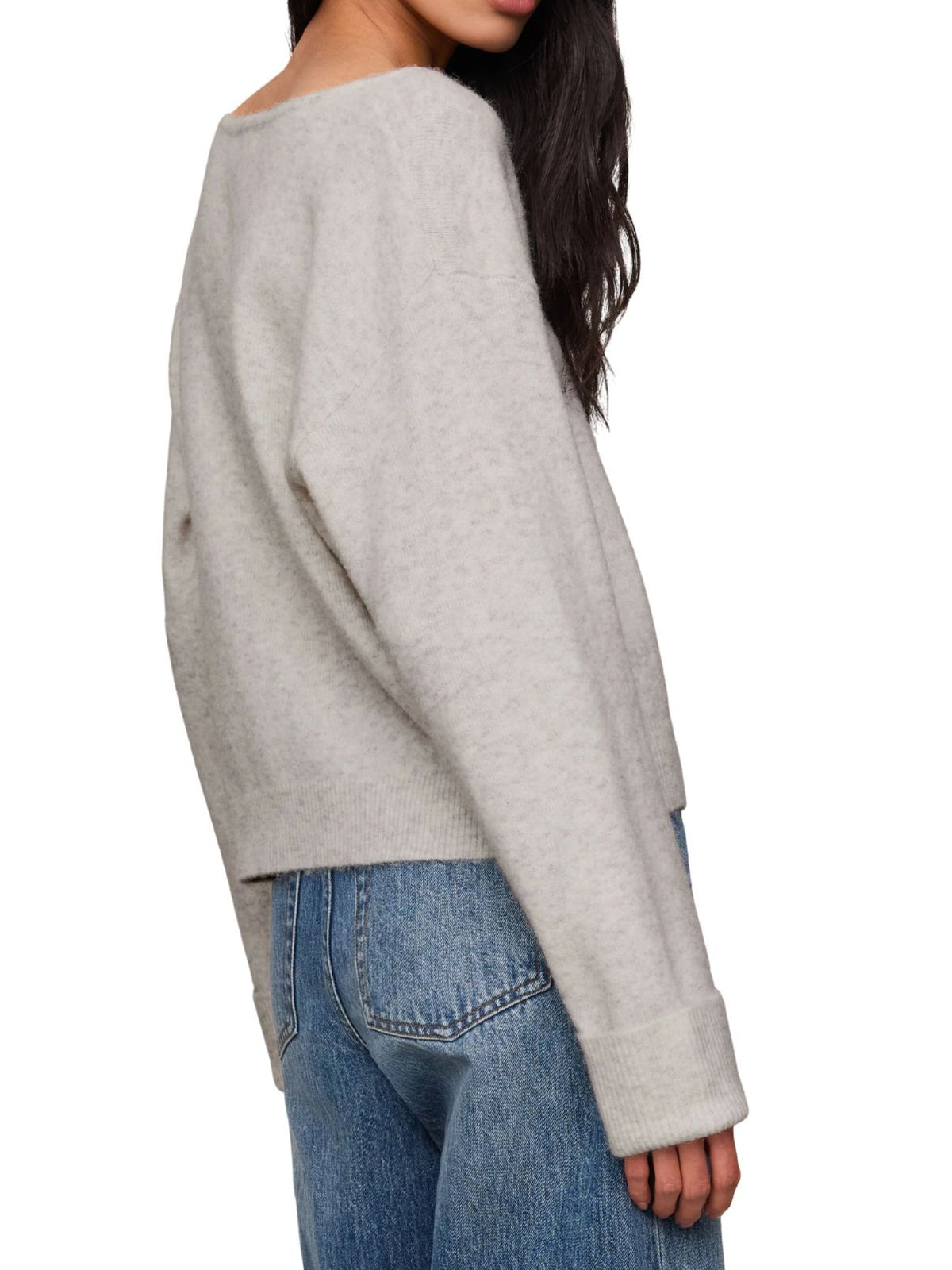 Z Supply Cerro V-Neck Sweater – Feather Grey
