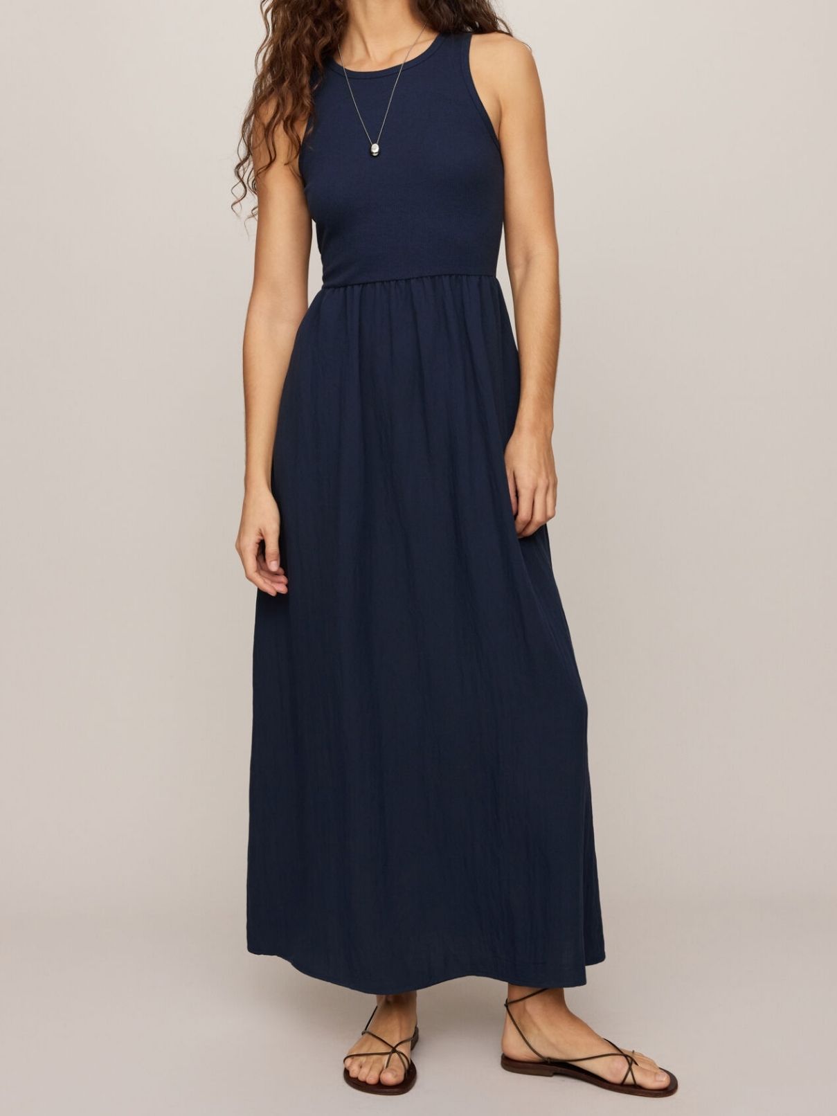 Z Supply Charlotte Midi Dress in Eclipse