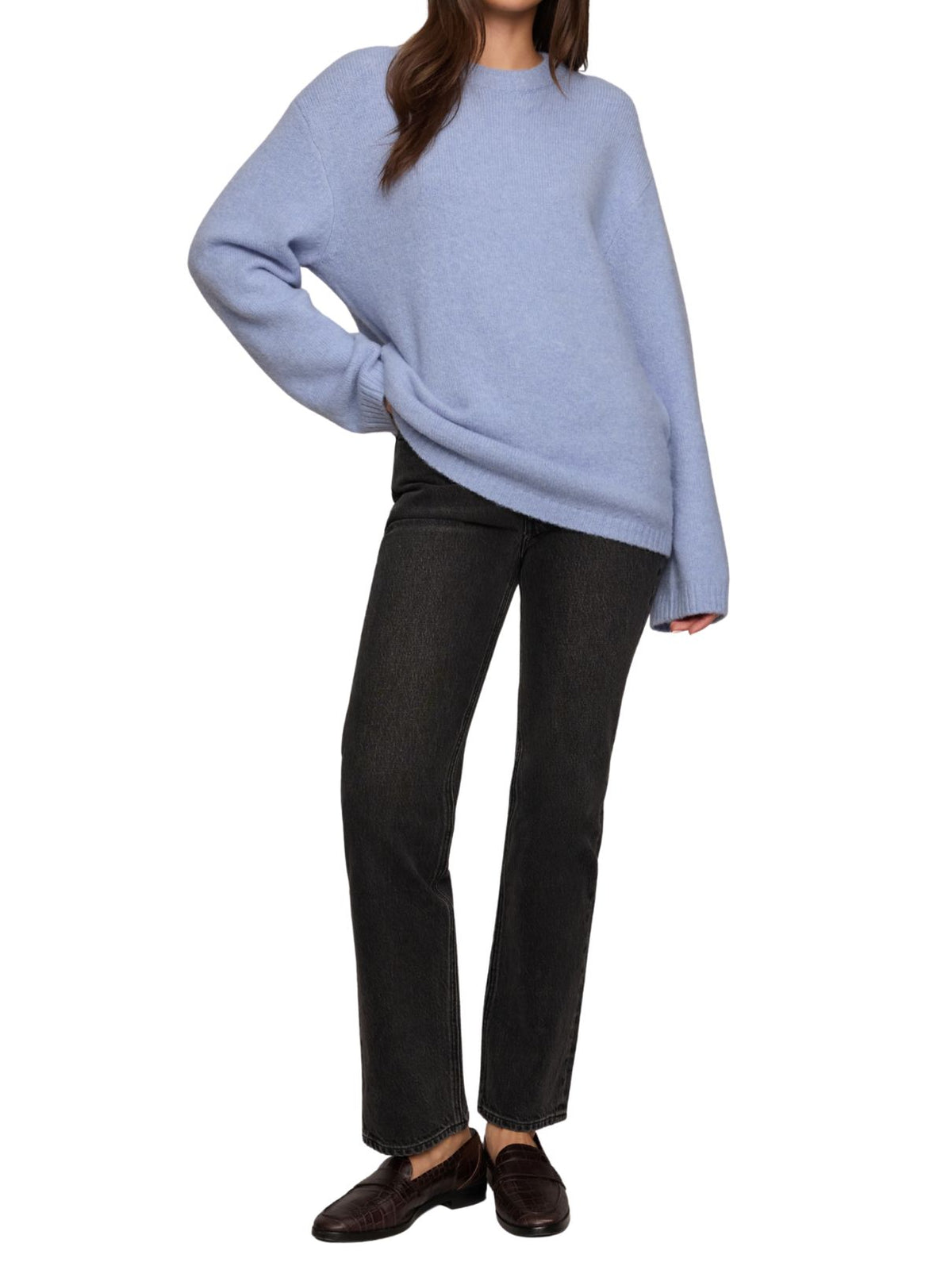 Z Supply Chill Mode Sweater in Crystal Blue