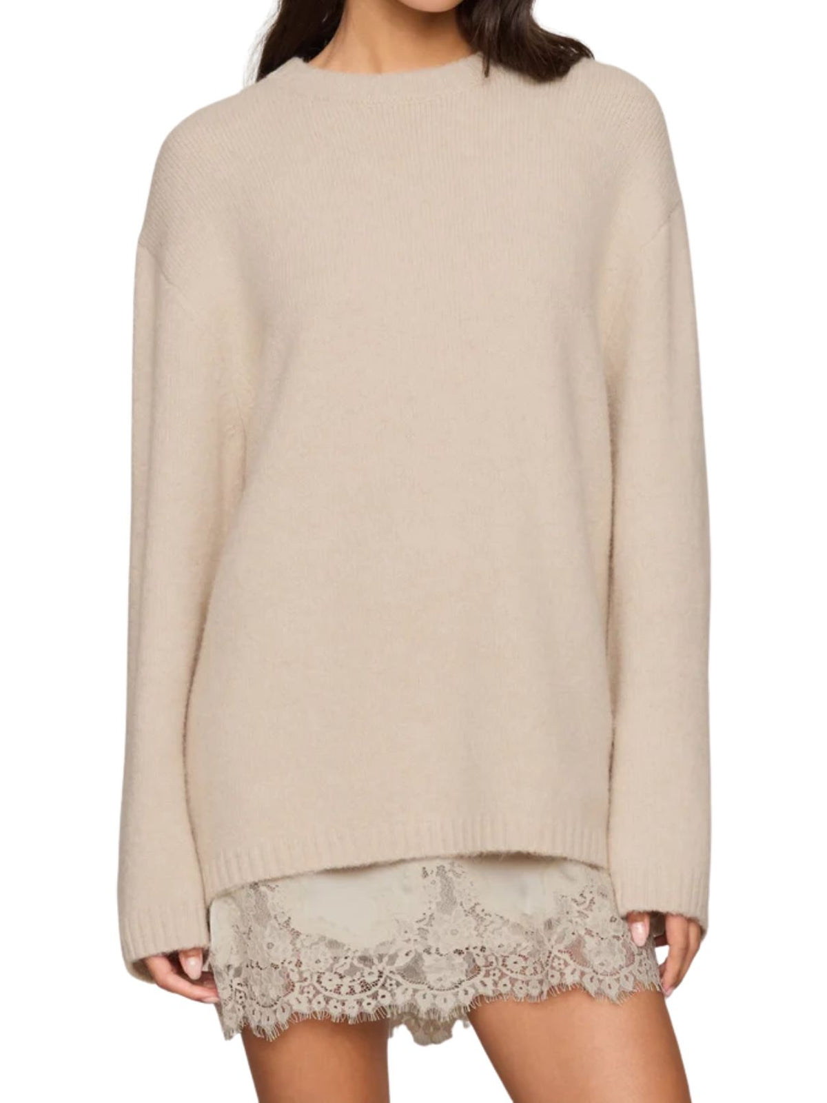 Z Supply Chill Mode Sweater in Frosted Pearl