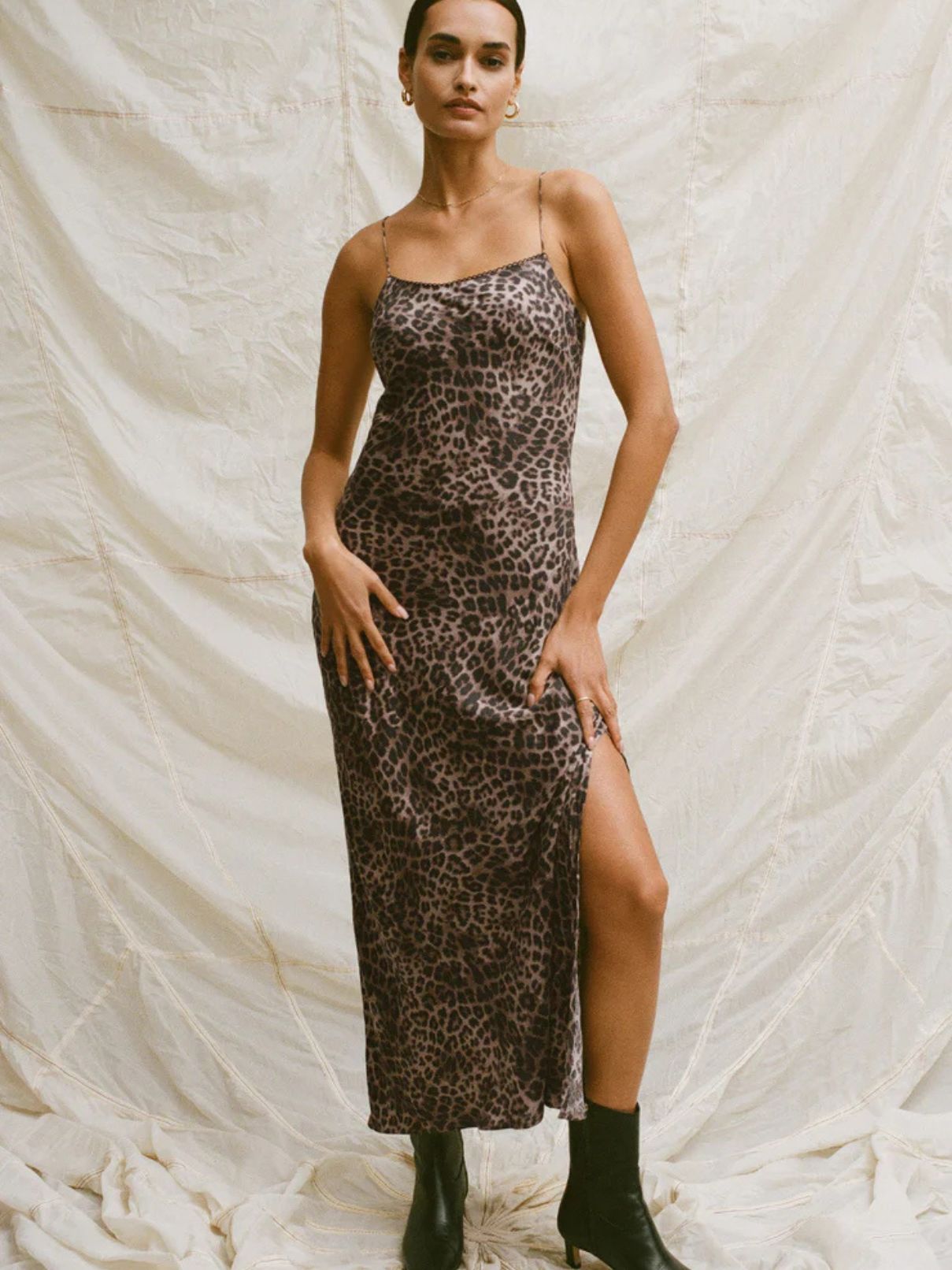Z Supply Cielo Leopard Midi in Tan