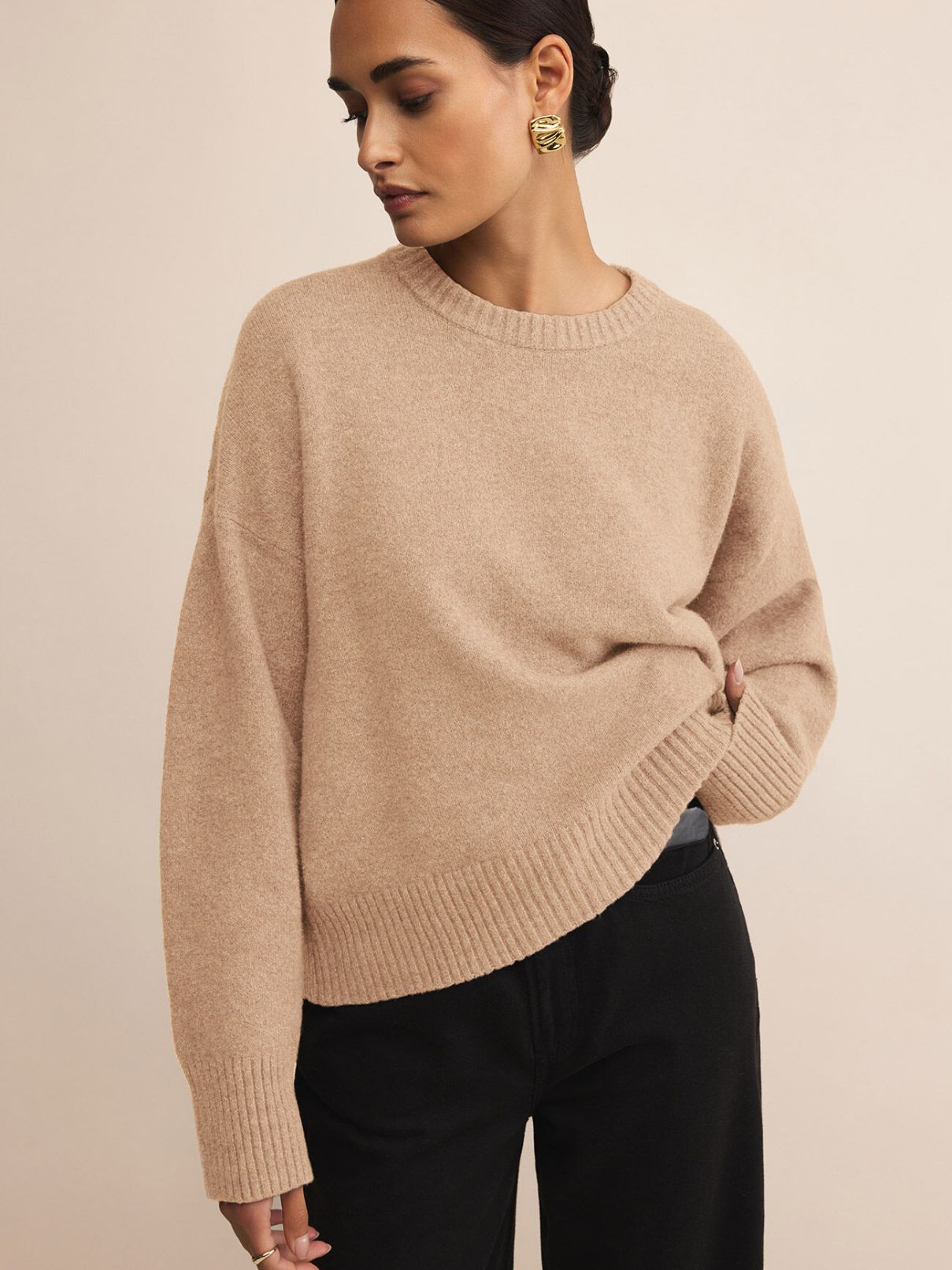 Z Supply Cirrus Cozy Sweater in  Macaroon