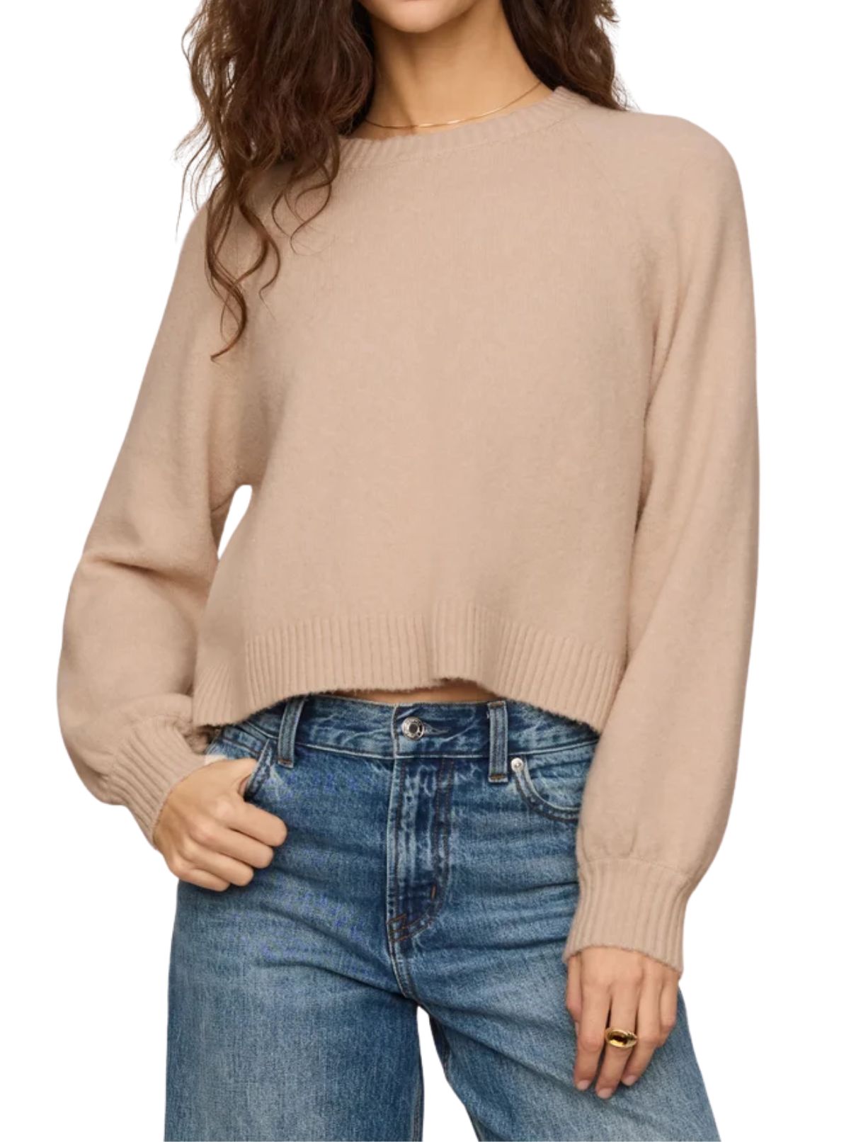 Z Supply Coming Up Cozy Sweater – Soft Ecru