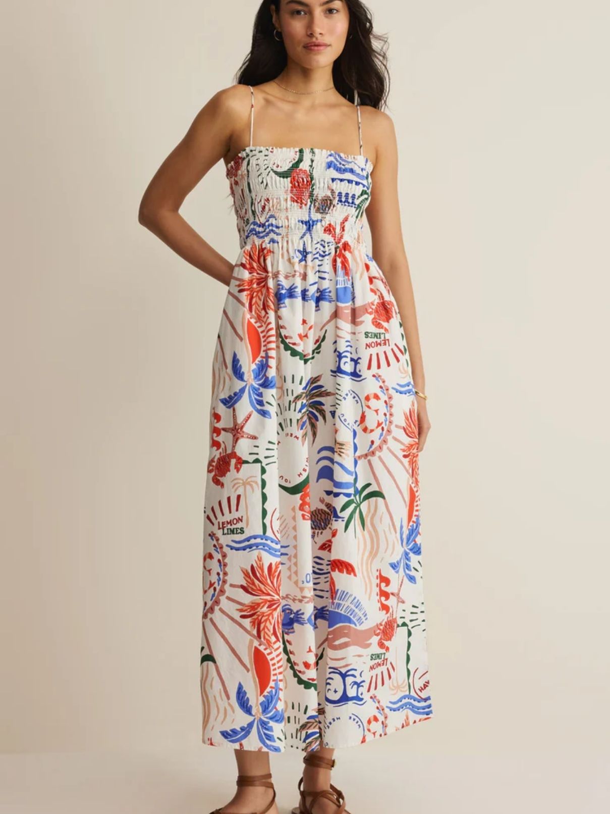 Z Supply Cornelia Getaway Midi in Multi