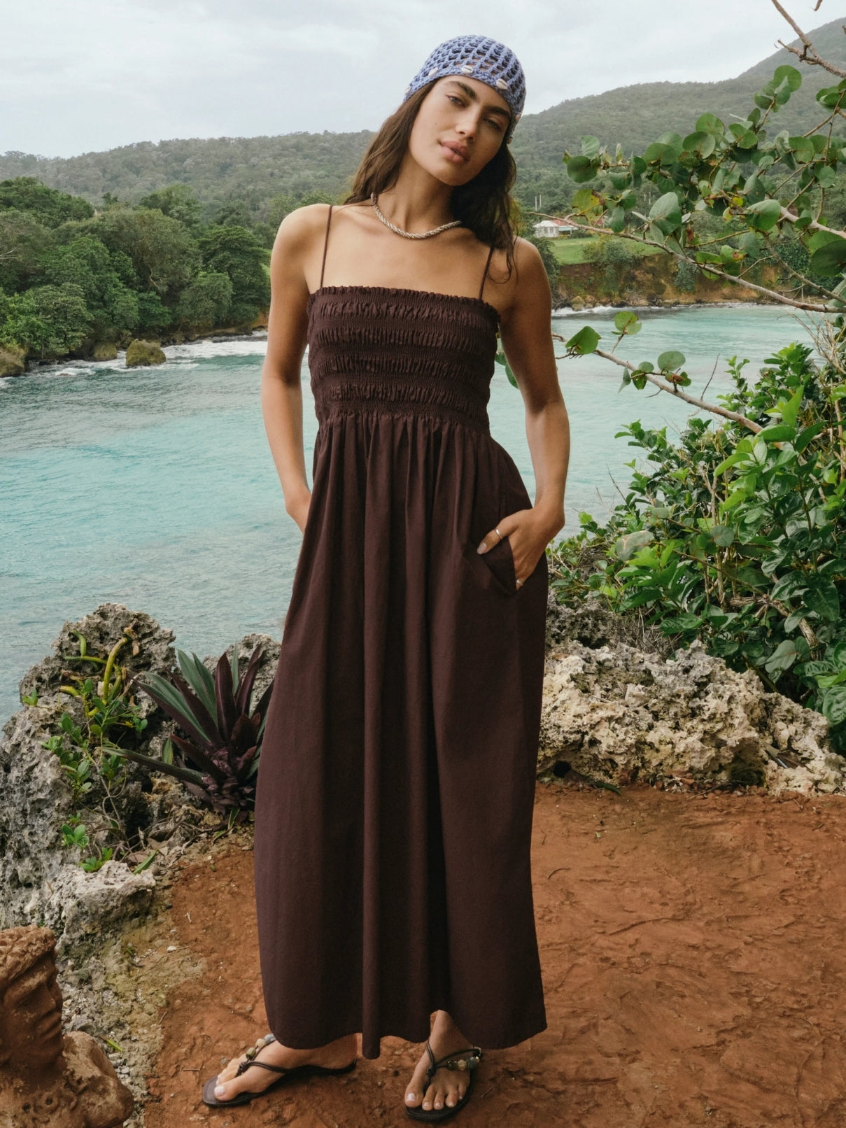 Z Supply Cornelia Popln Maxi Dress
