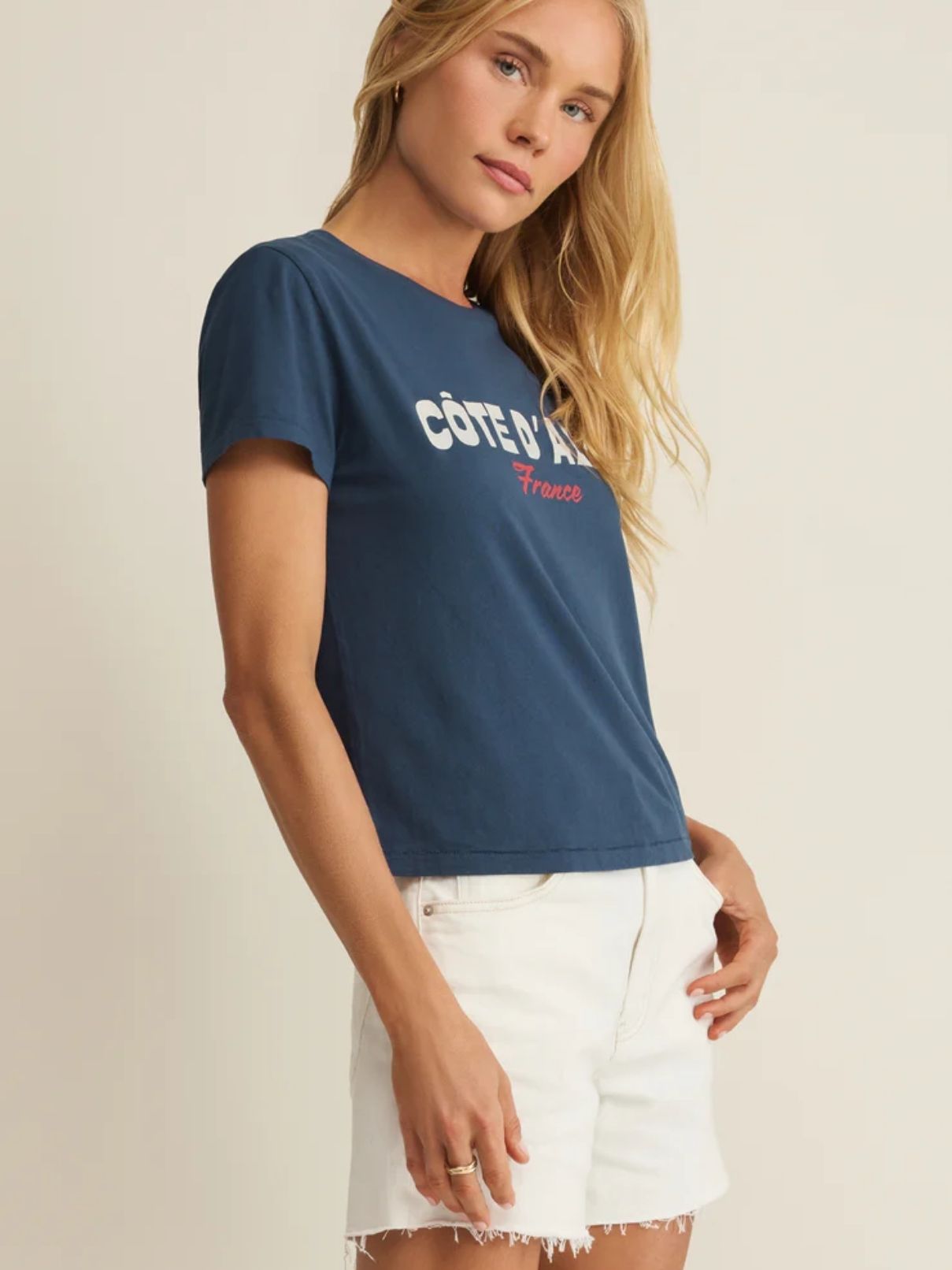 Z Supply Cote Tourist Tee in Twilight Blue