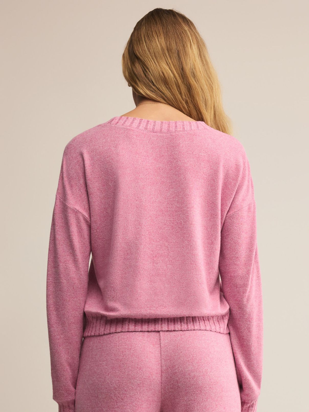Z Supply Courtney L/S Top in Sweet Plum