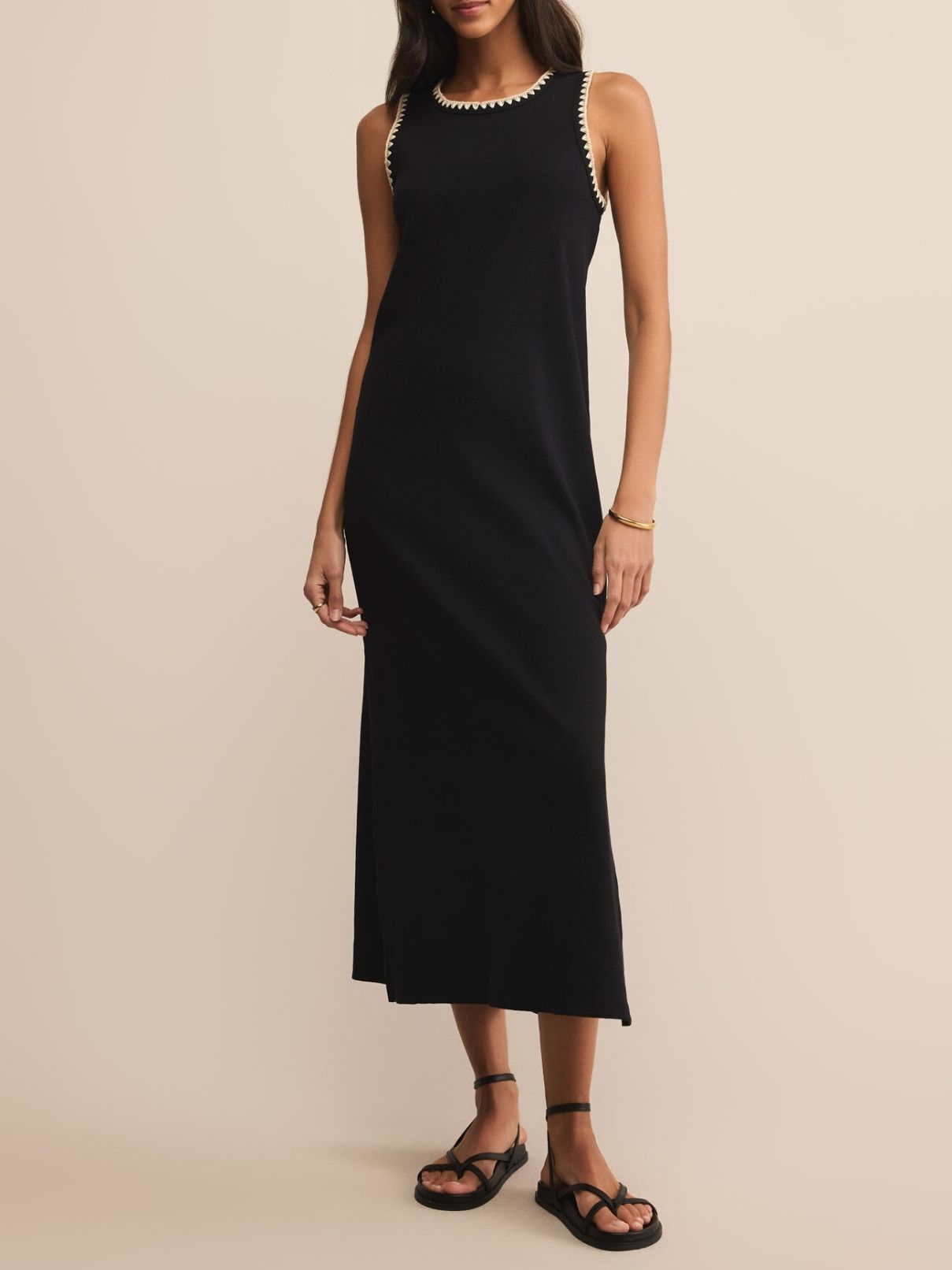 Z Supply Delamer Midi in Black