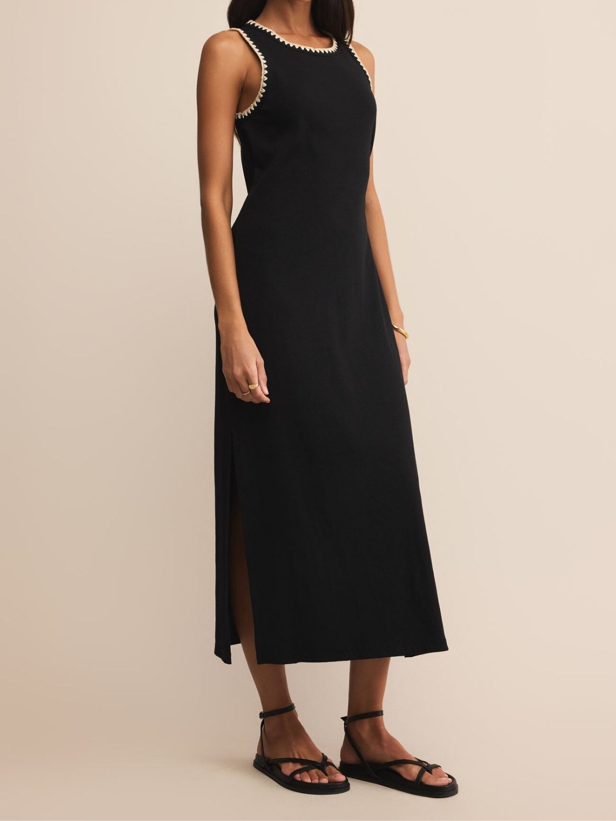 Z Supply Delamer Midi in Black