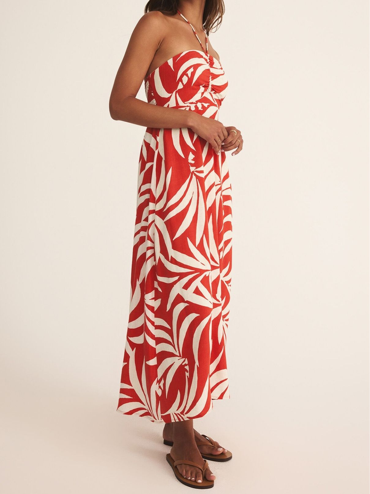 Z Supply Elodi Vacances Midi in Cabana Red