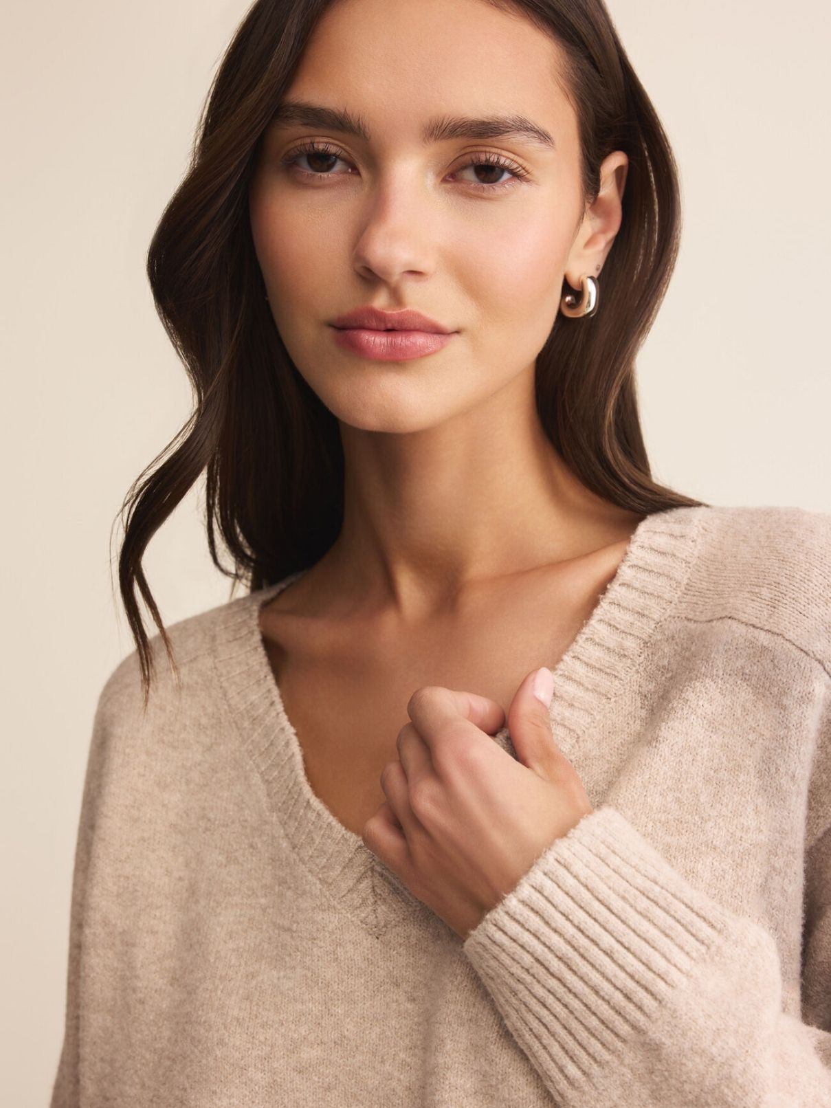 Z Supply Eloise Sweater in Natural Heather