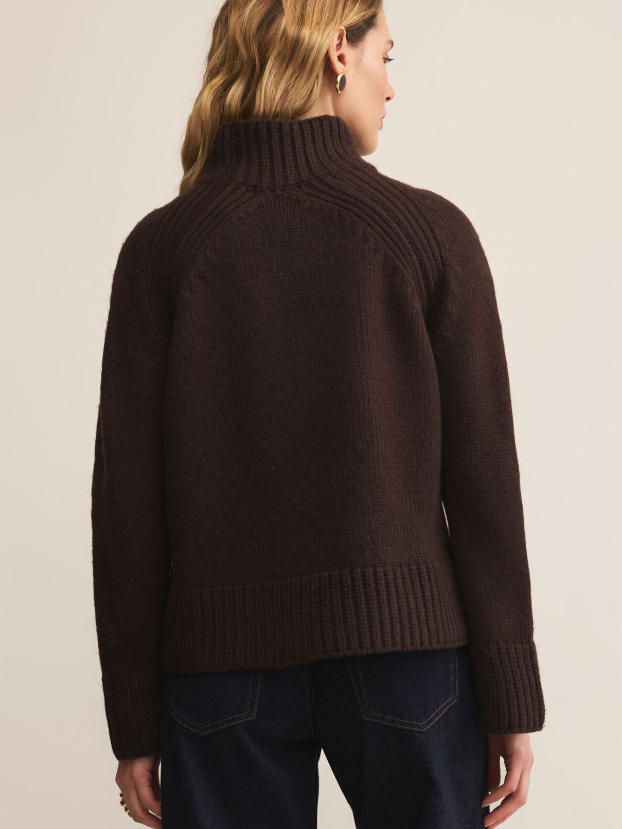 Z Supply Emerge Funnel Neck in Chocolate Cherry