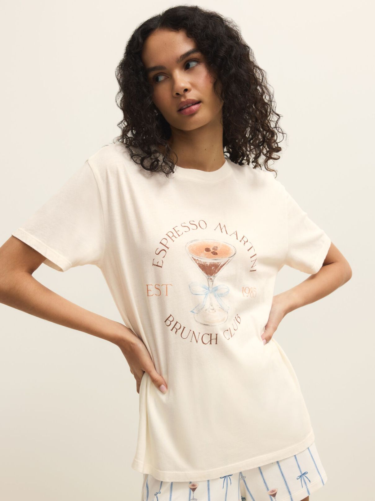 Z Supply Espresso Martini Tee in Vanilla