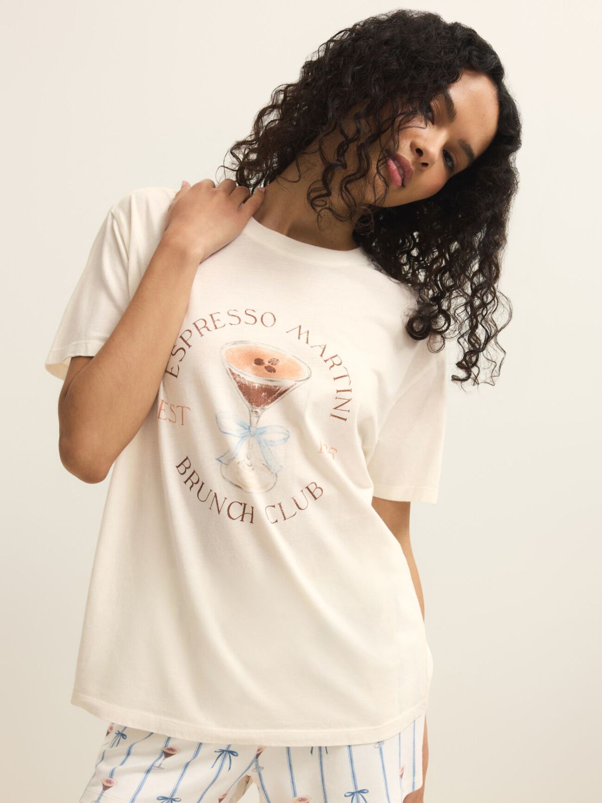 Z Supply Espresso Martini Tee in Vanilla