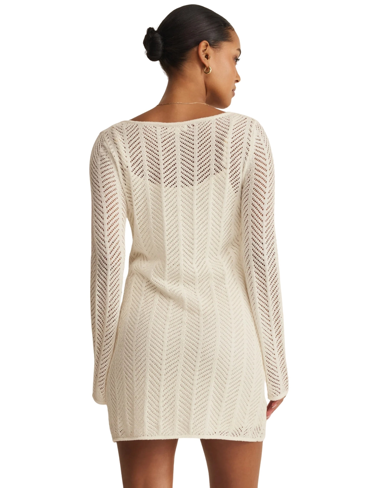Z Supply Falling Waters Crochet Mini Dress