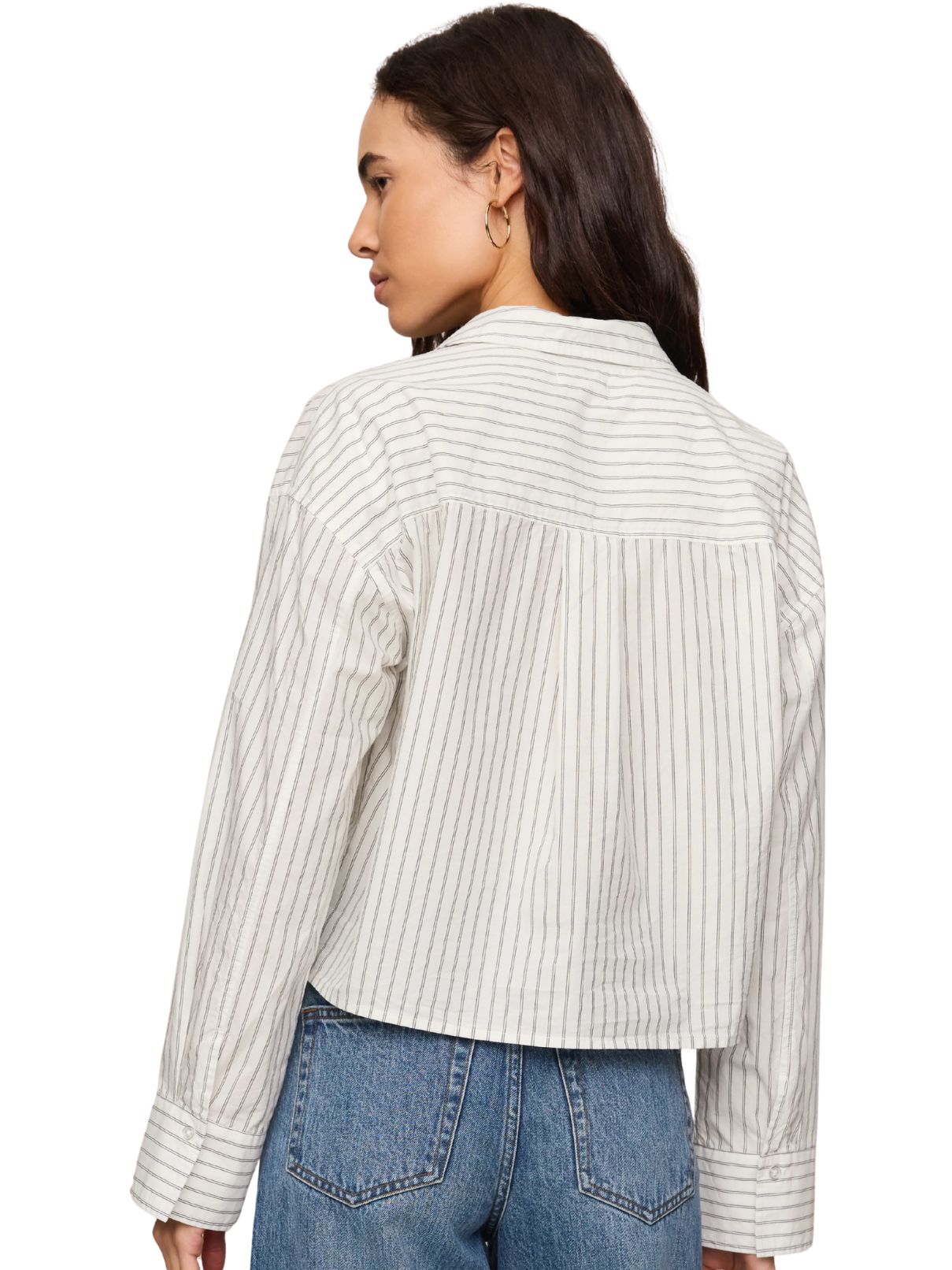 Z Supply Favorite Striped Button Up in White
