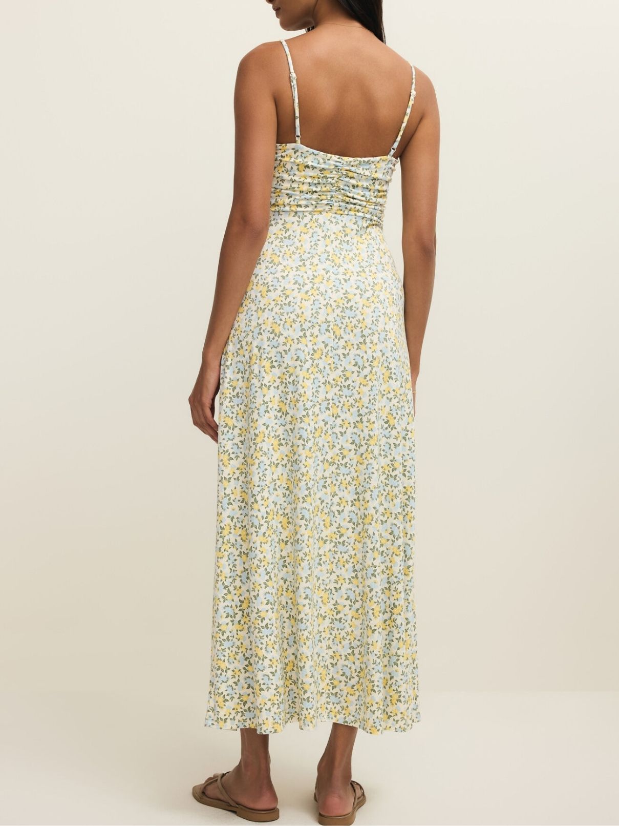 Z Supply Faya Idra Ditsy Maxi in Cloud