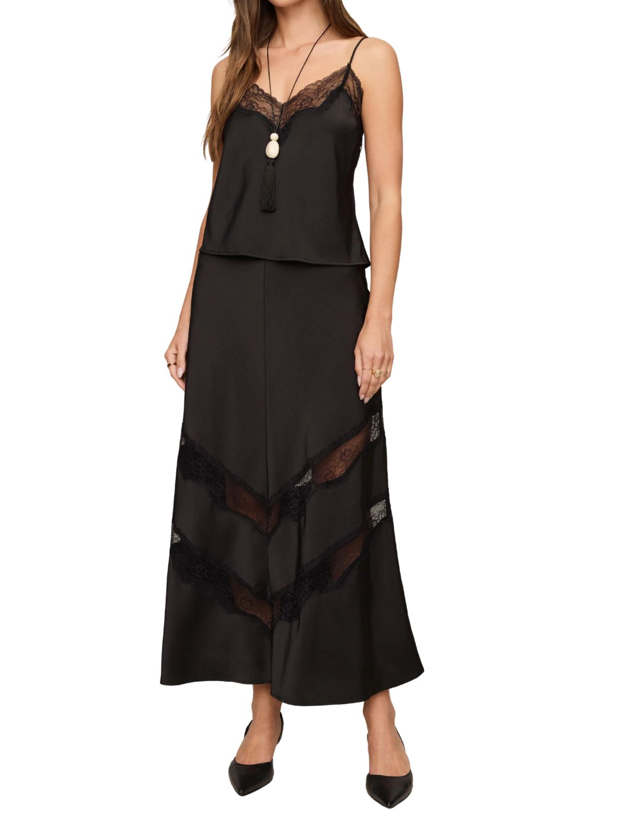 Z Supply Kori Lace Inset Skirt