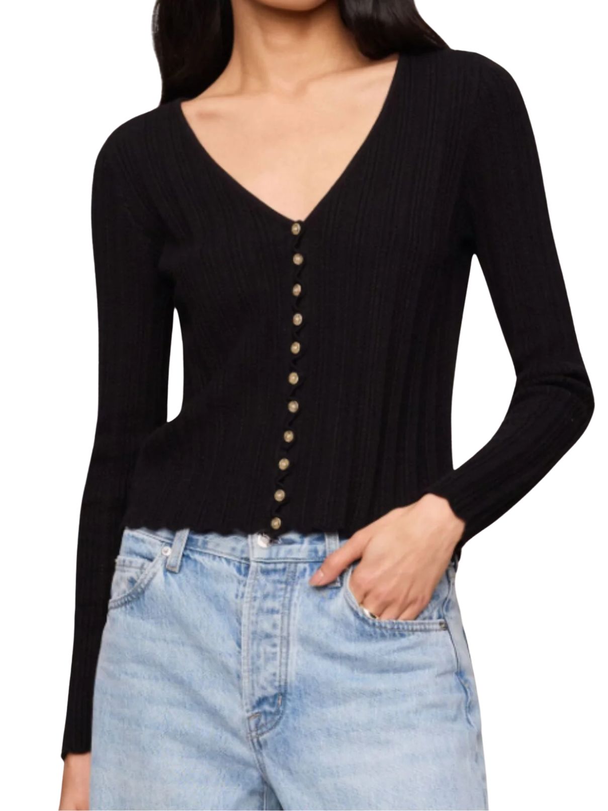 Z Supply Landa Sweater Top – Black