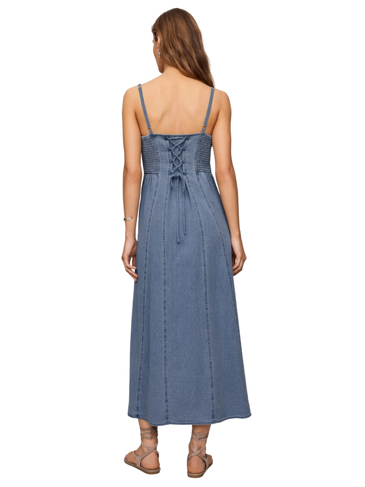 Z Supply Leonora Denim Midi Dress in Indigo