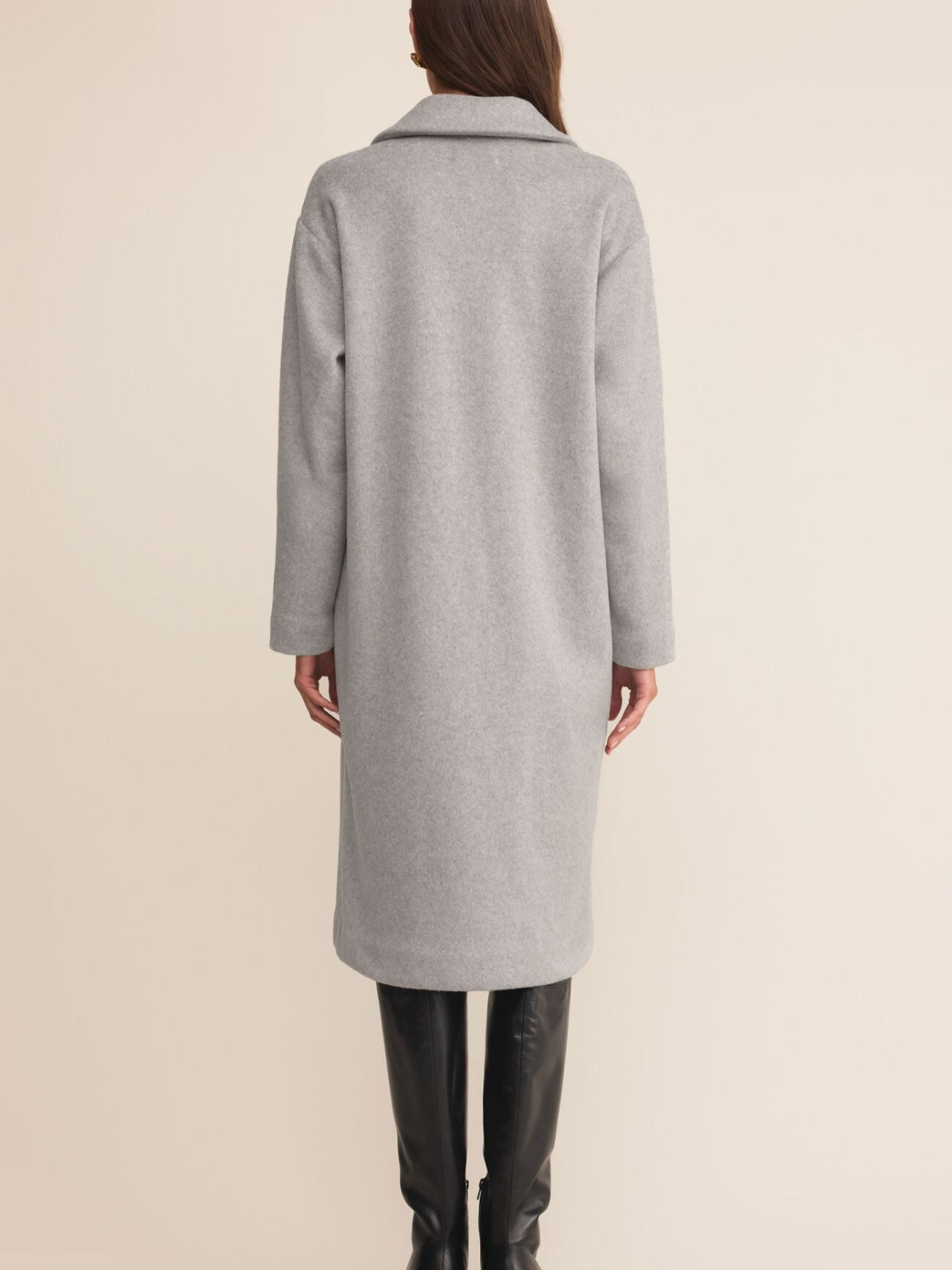 Z Supply Mason Luxe Coat Classic in Heather Grey