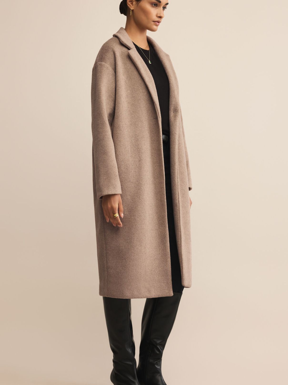 Z Supply  Mason Luxe Coat in Smokey