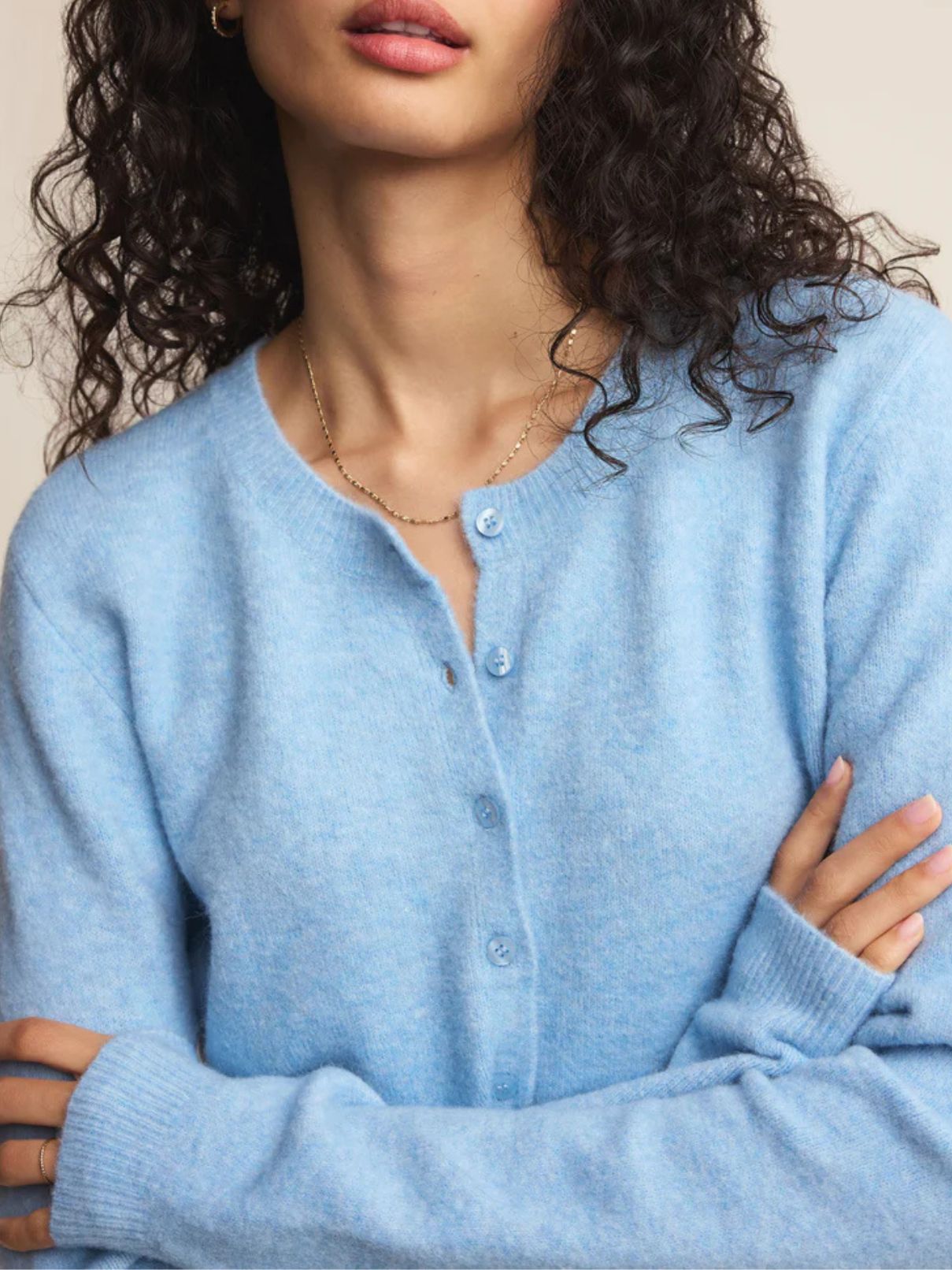 Z Supply Medina Cardigan in Serene Blue
