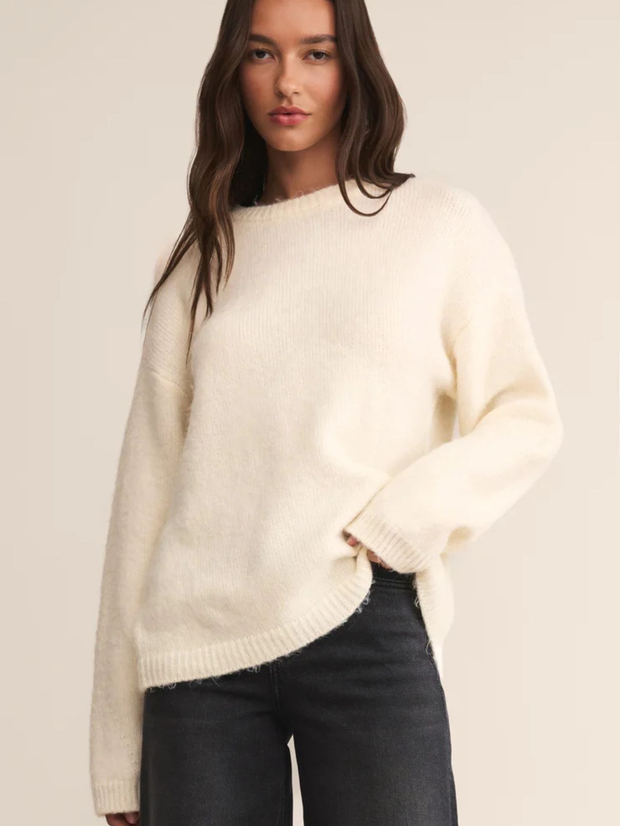 Z Supply Milly Sweater in Warm White