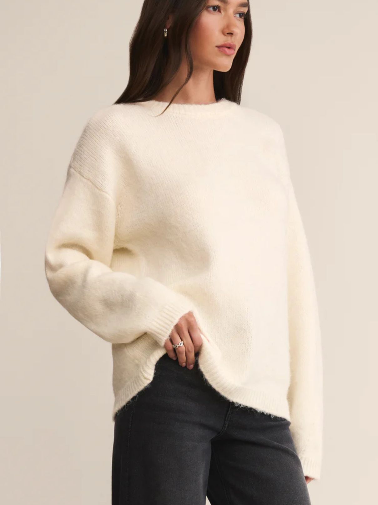 Z Supply Milly Sweater in Warm White