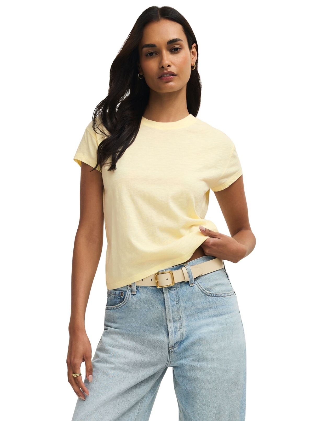 Z Supply Modern Slub Tee Pineapple