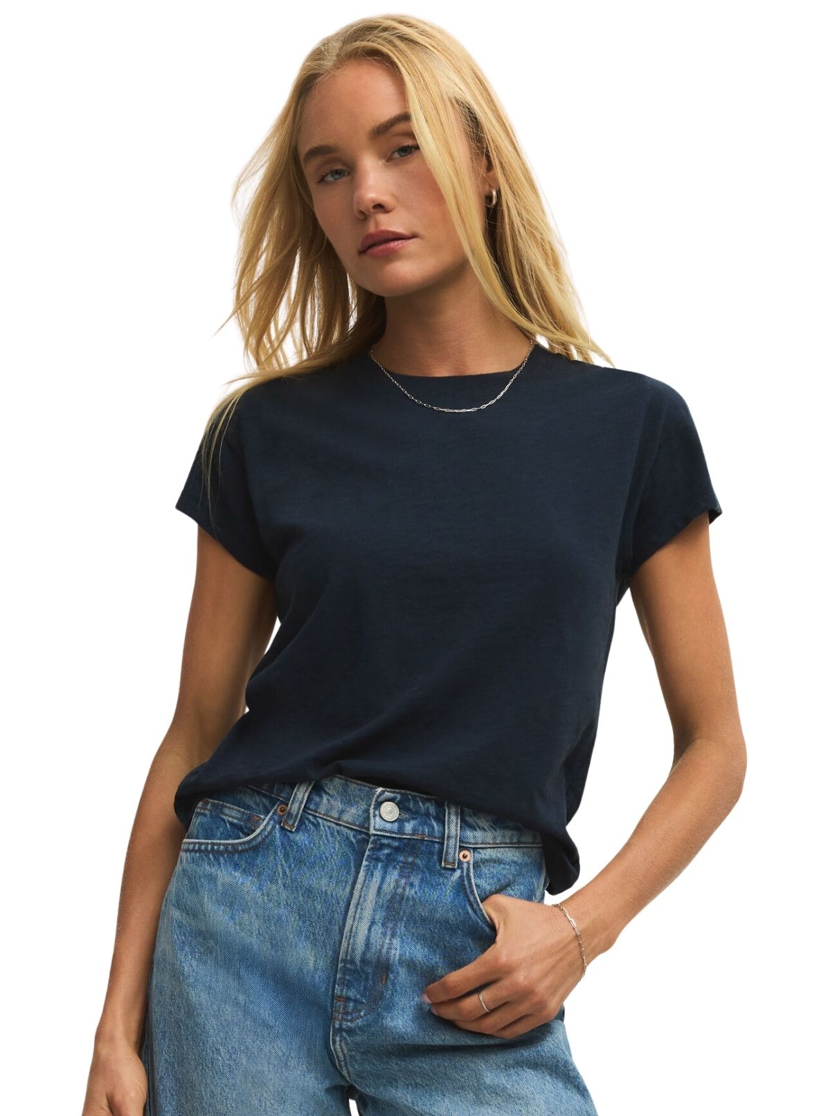 Z Supply Modern Slub Tee in Eclipse