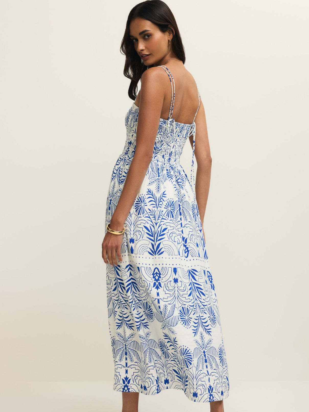Z Supply Nadine Palm Maxi in Nautical