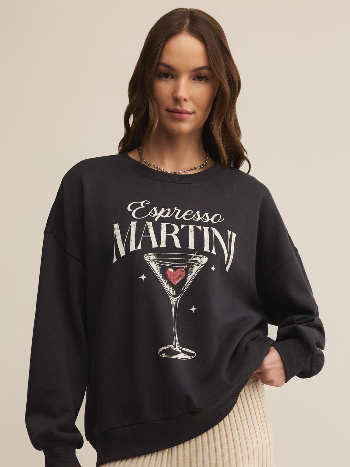 Z Supply Oversized Martini Sweatshirt 