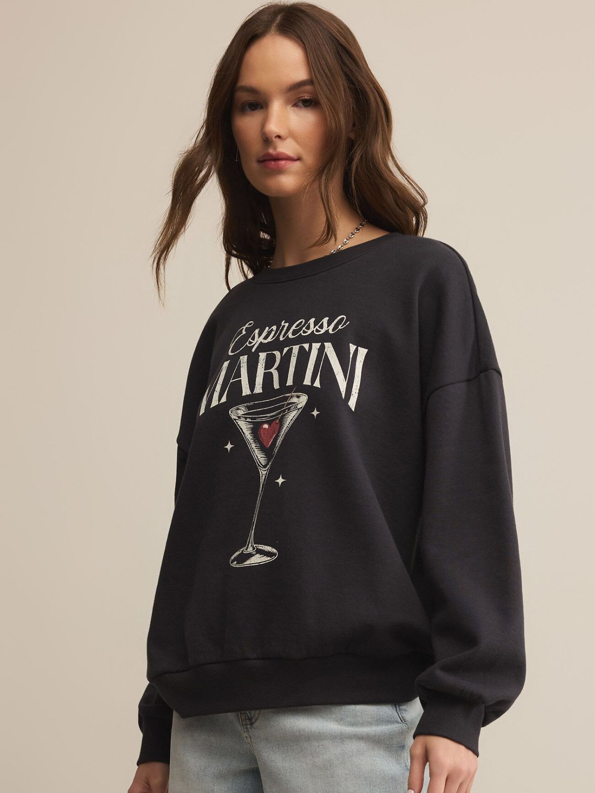 Z Supply Oversized Martini Sweatshirt 