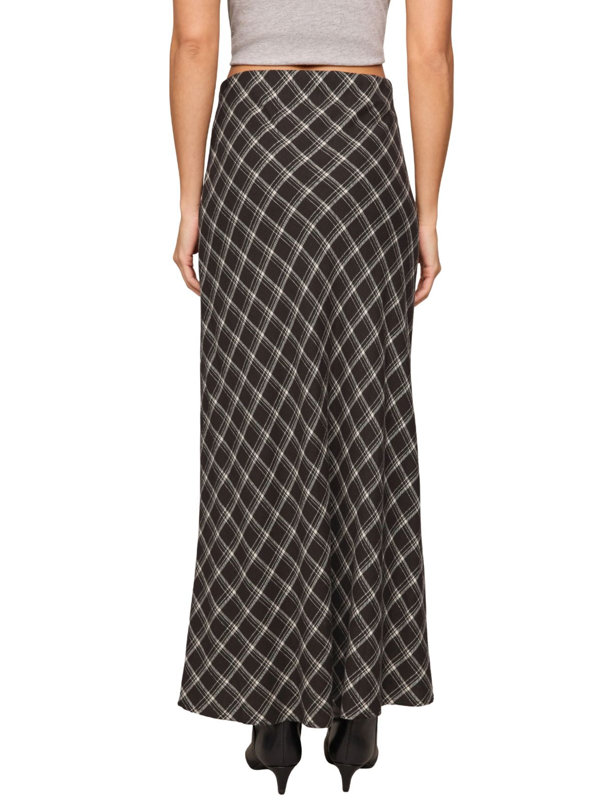 Z Supply Plaid Maxi Skirt