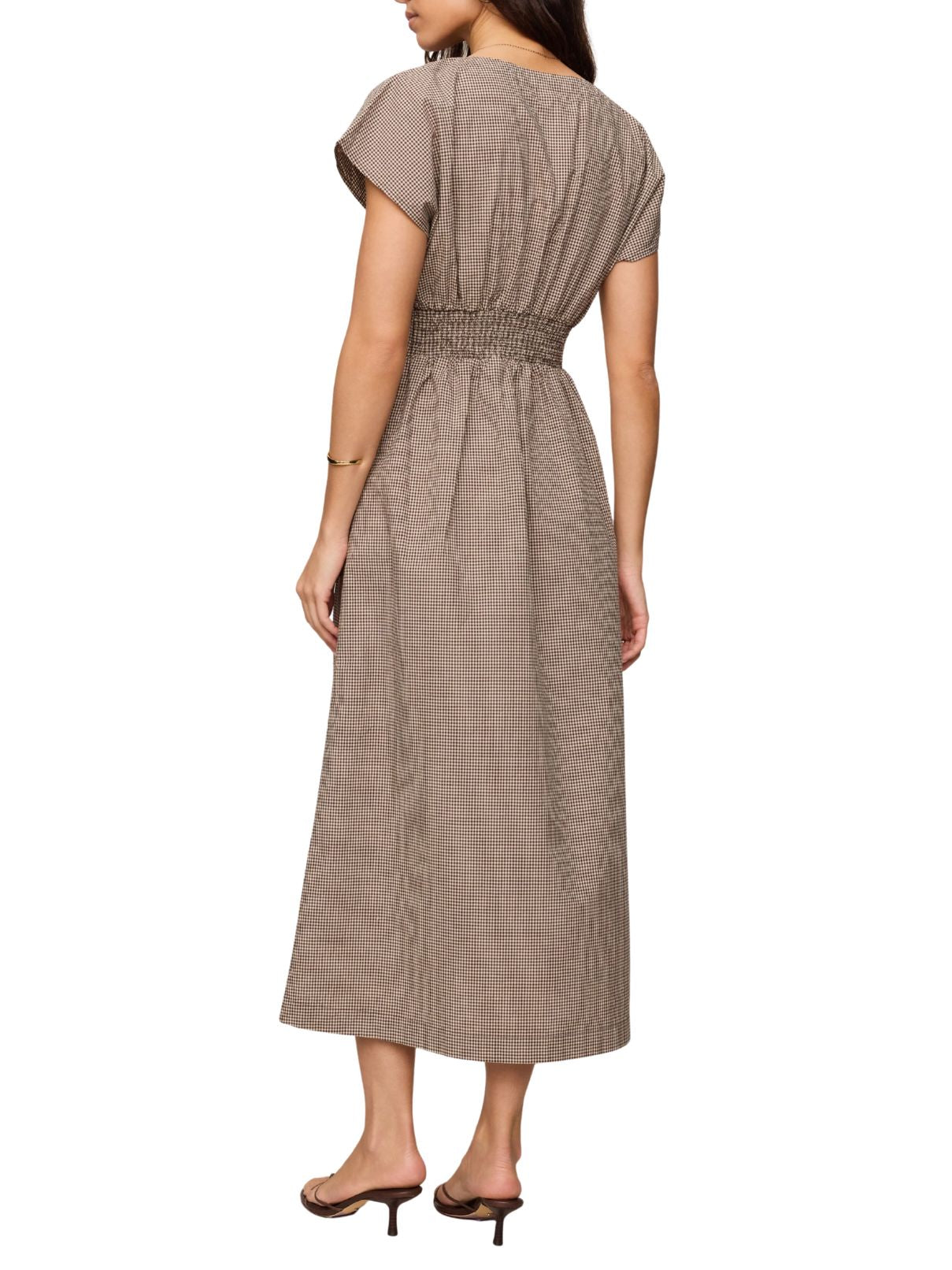 Z Supply Sanna Gingham Maxi Dress – Dark Chocolate