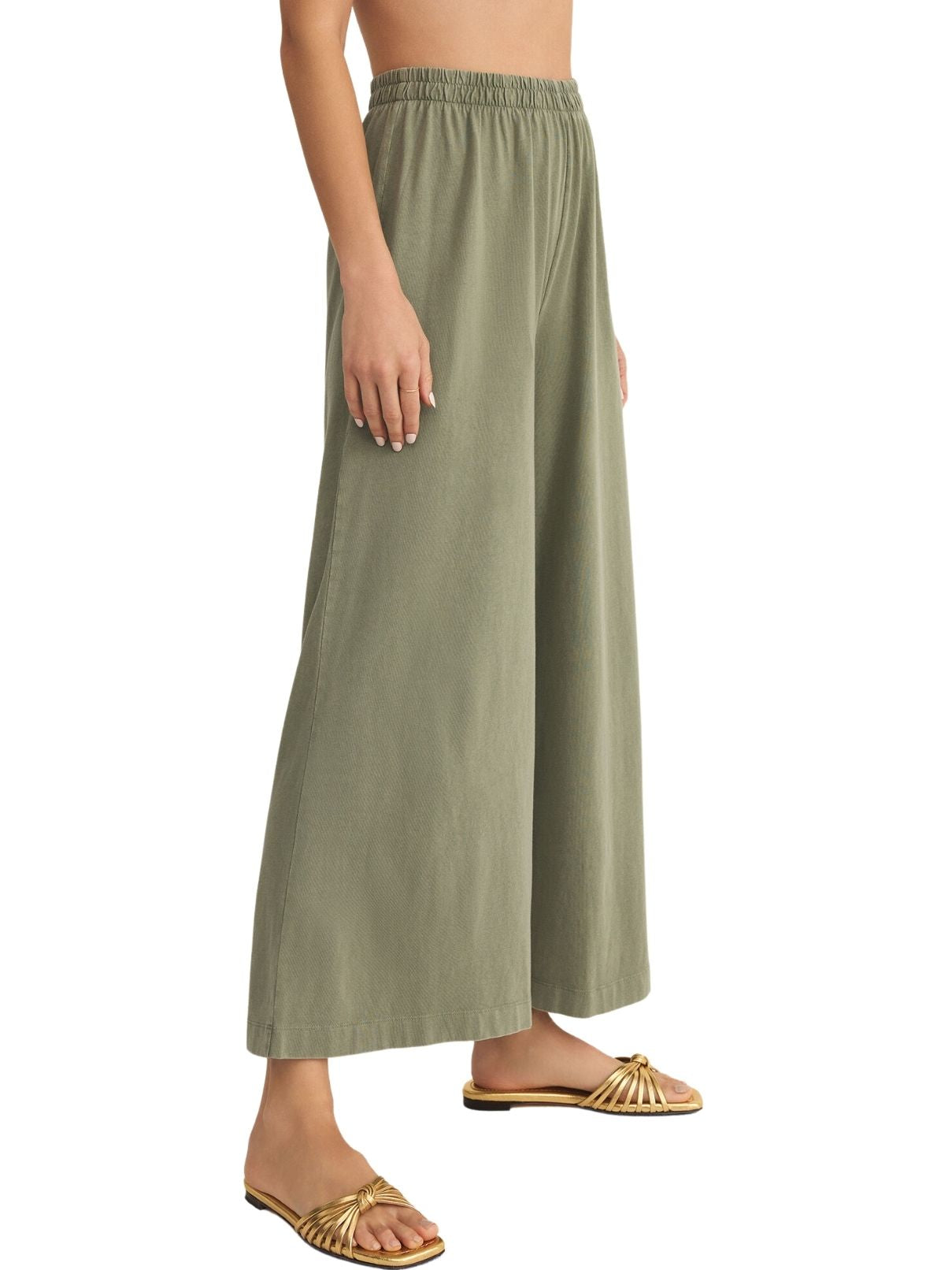 Z Supply Scout Jersey Pant in Avocado