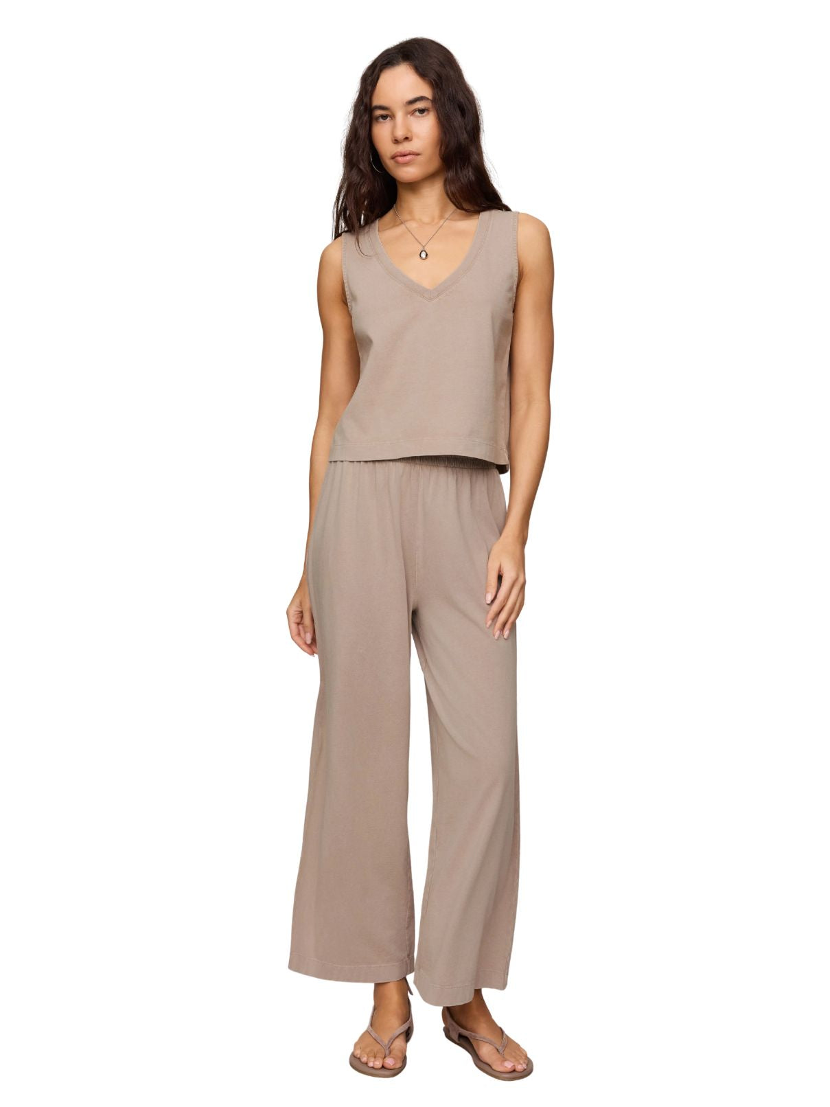 Z Supply Scout Jersey Pant in Stone Gray
