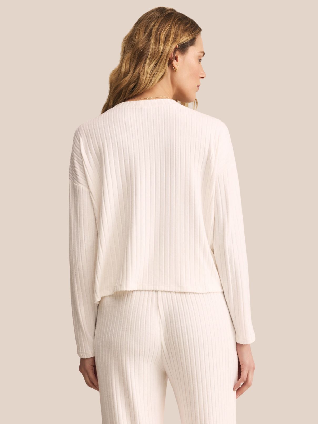 Z Supply Set Mara Cardigan & Dawn Pant in Vanilla