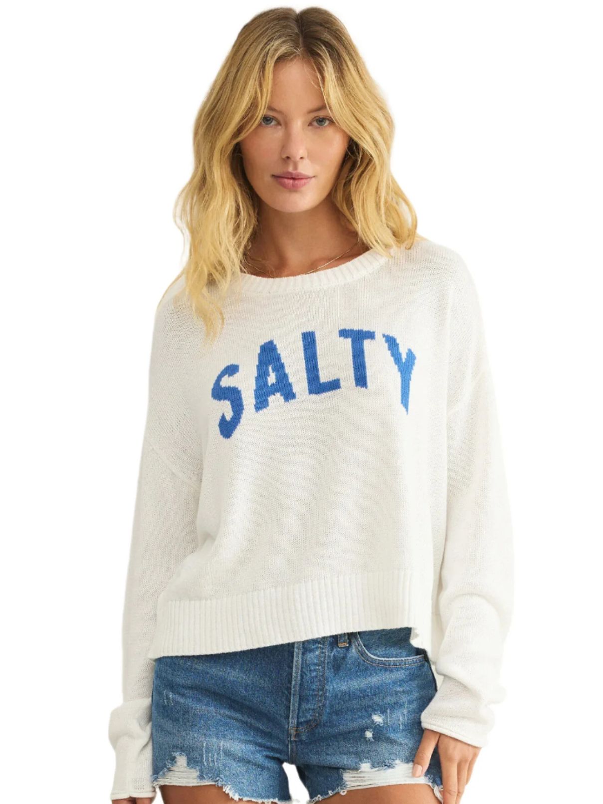 Z Supply  Sienna Salty Sweater in Rivierra