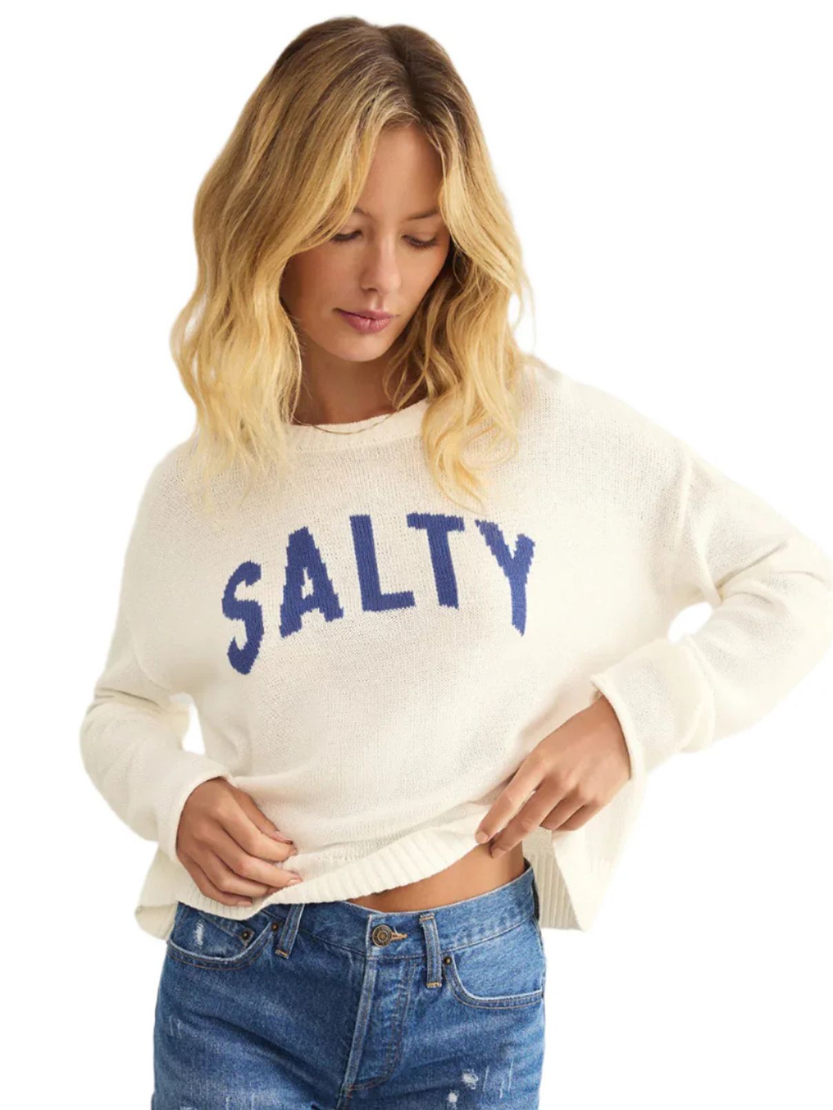 Z Supply  Sienna Salty Sweater in Rivierra