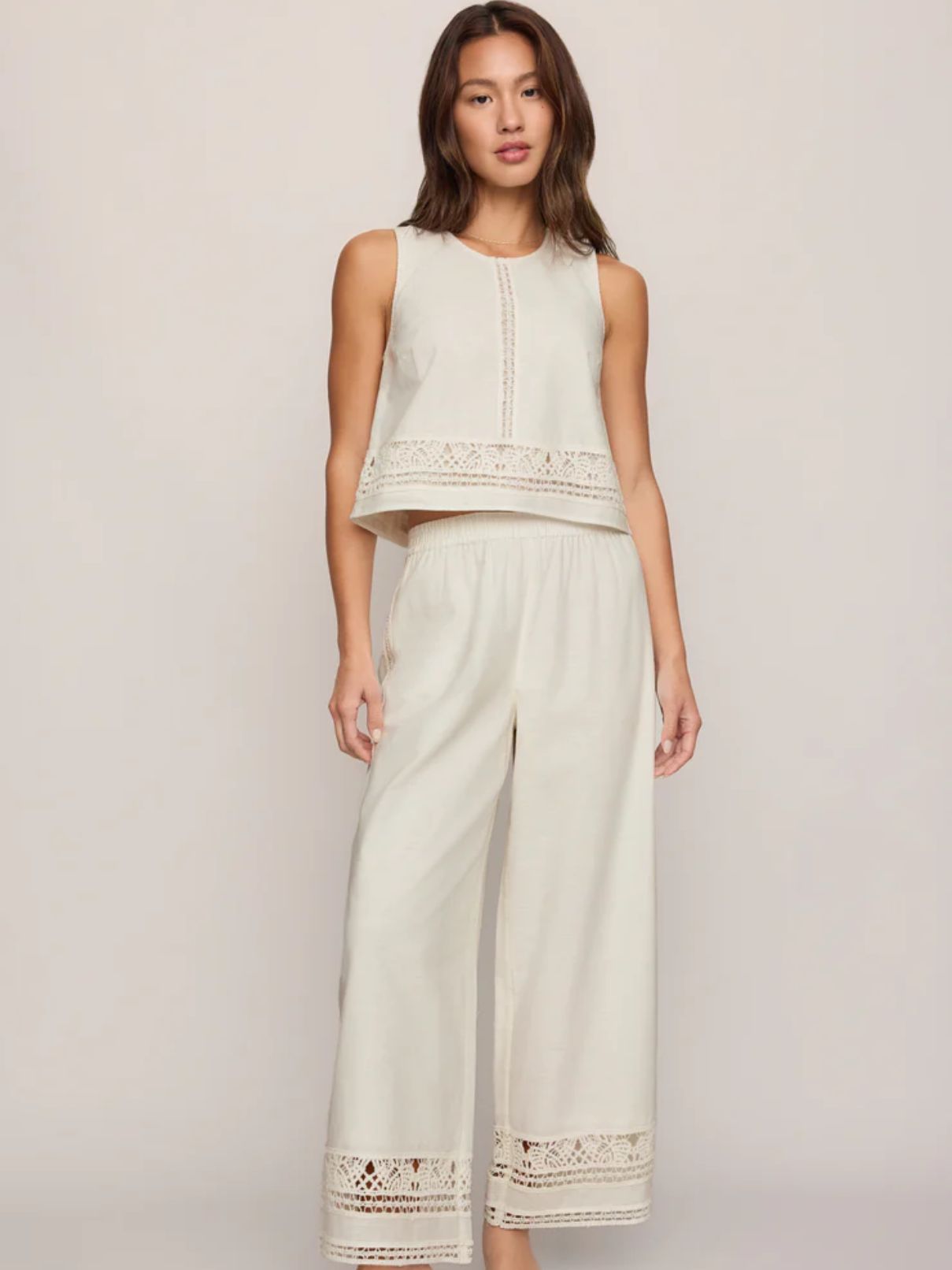 Z Supply Sloane Embroidered Top in White
