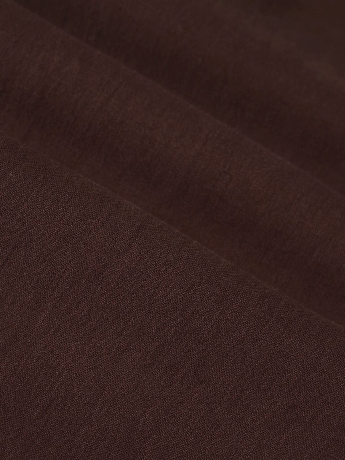 Z Supply Sloane Linen Top in Chocolate Cherry